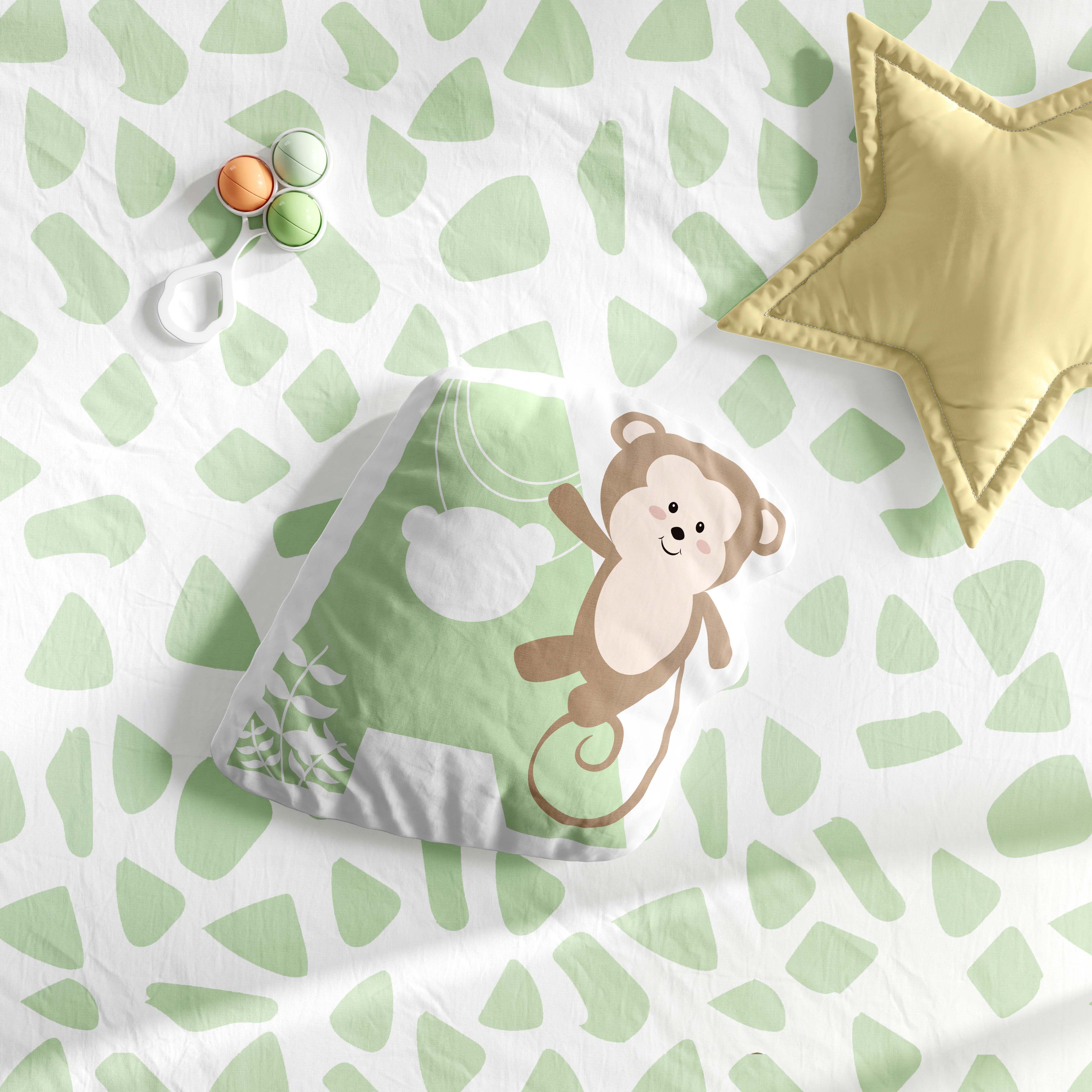 Almofada Amiguinhos Safári Letras de A a Z