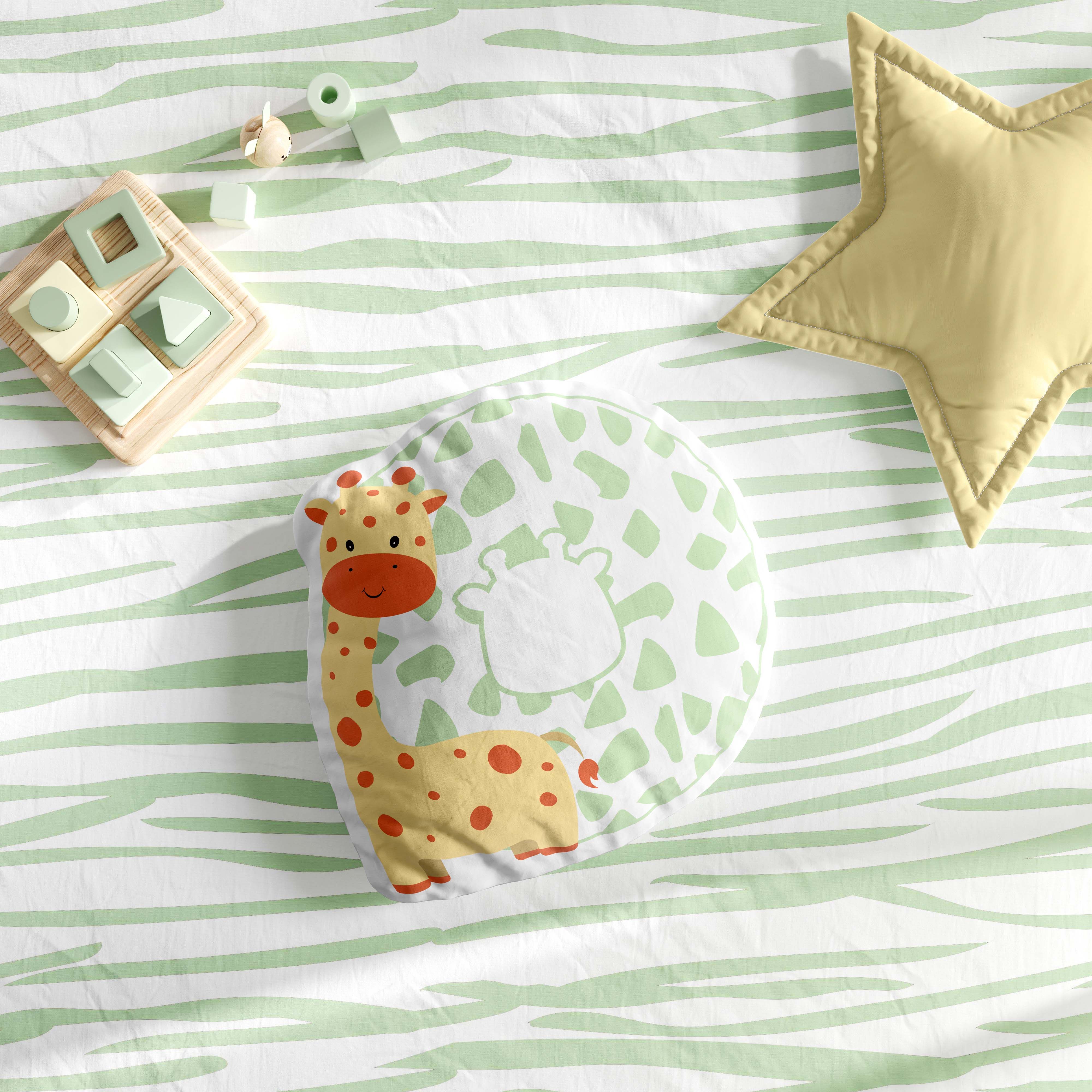 Almofada Amiguinhos Safári Letras de A a Z