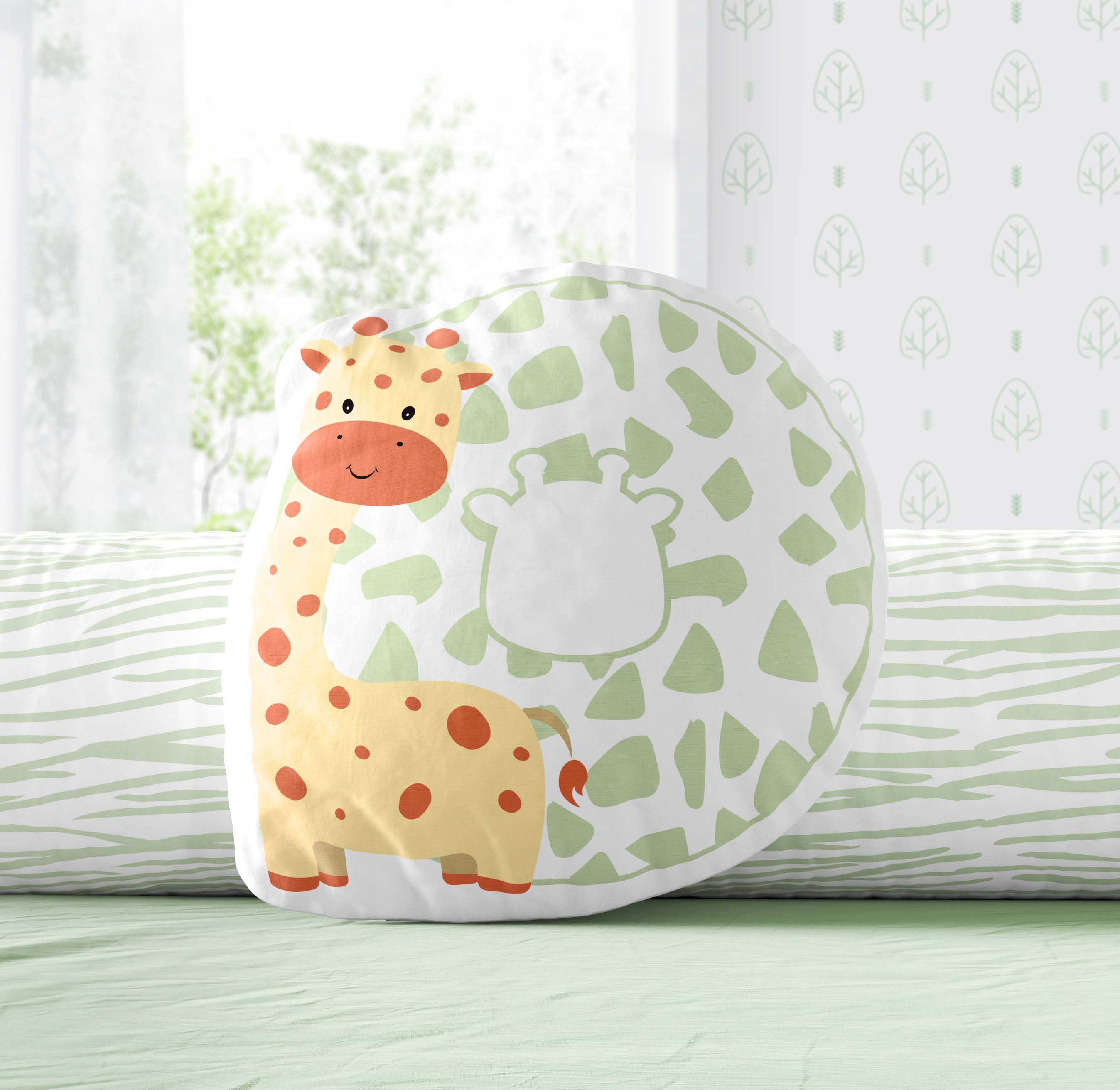 Almofada Amiguinhos Safári Letras de A a Z