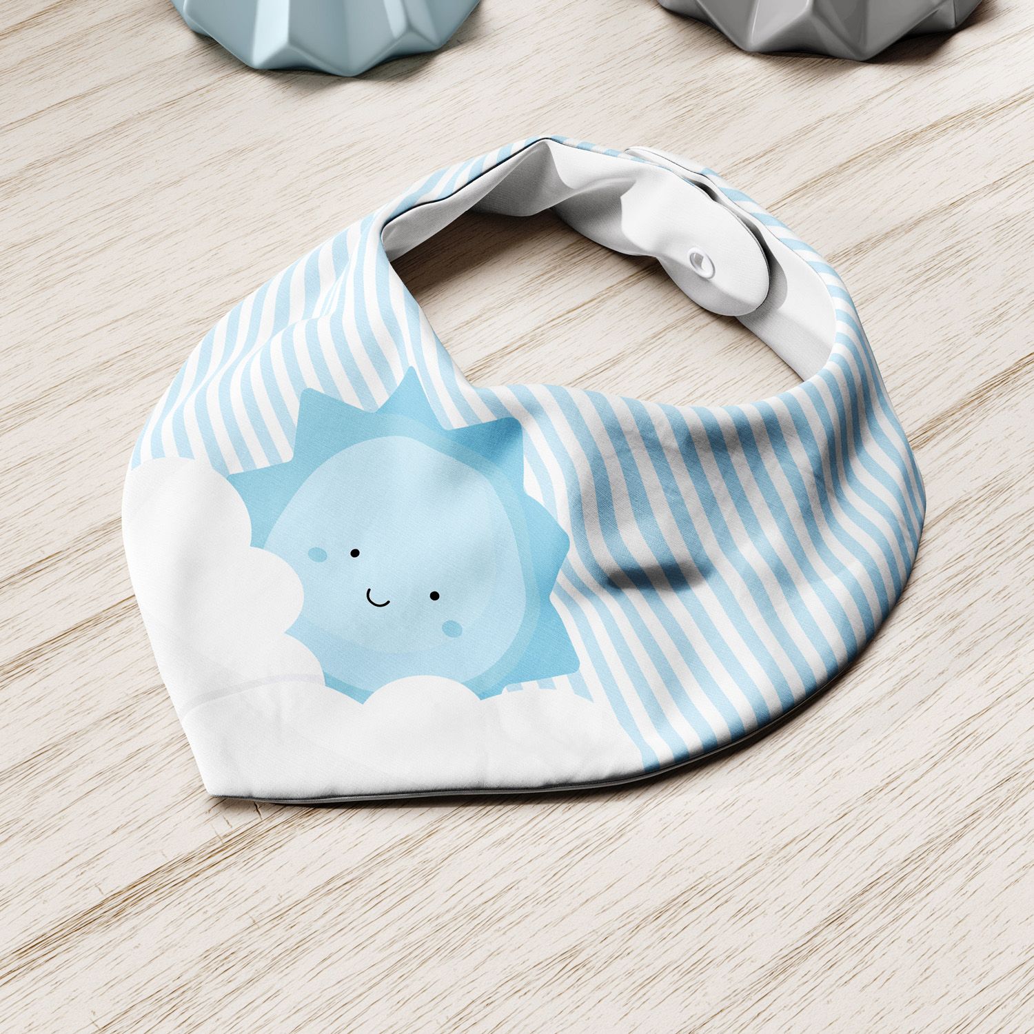 Babador Bandana Sol Azul