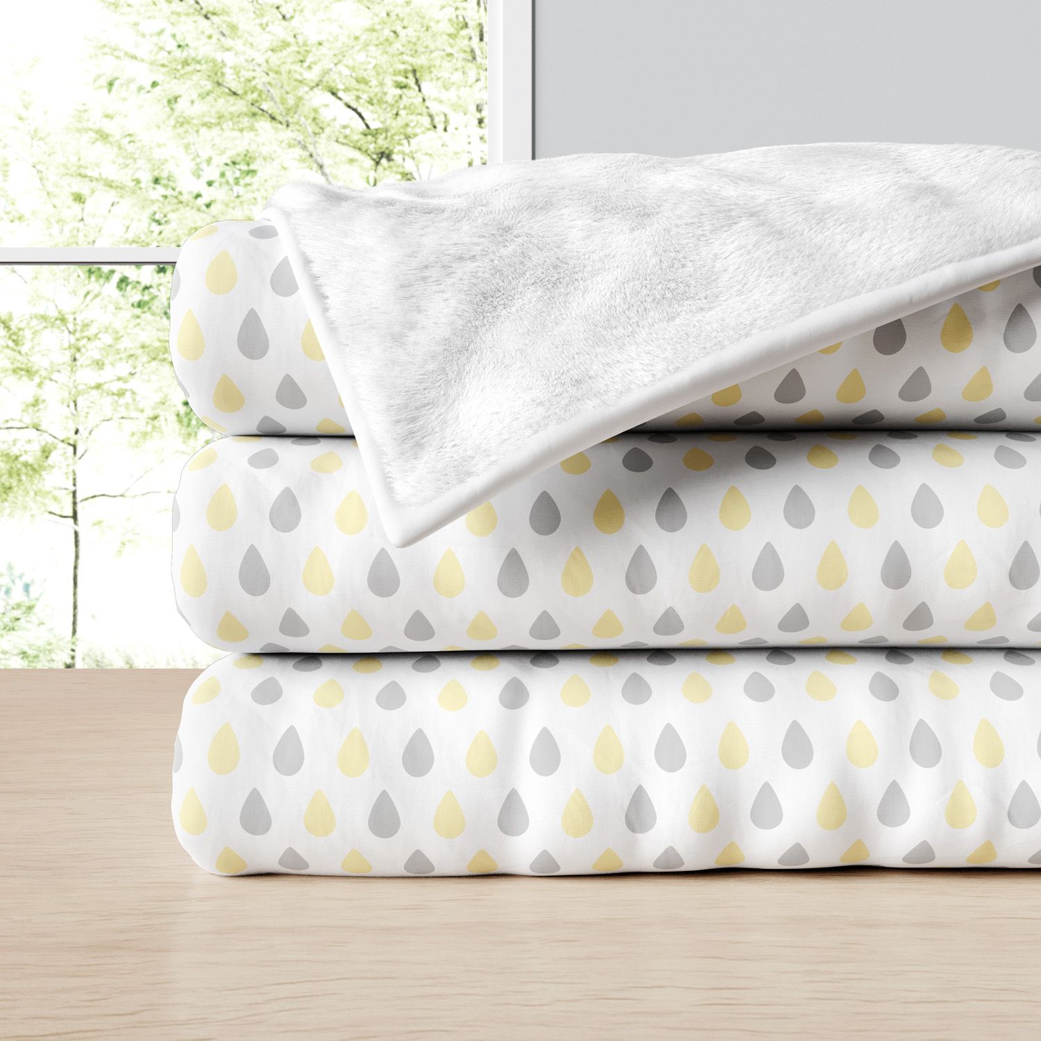 Cobertor Gotas do Céu Azul 1M