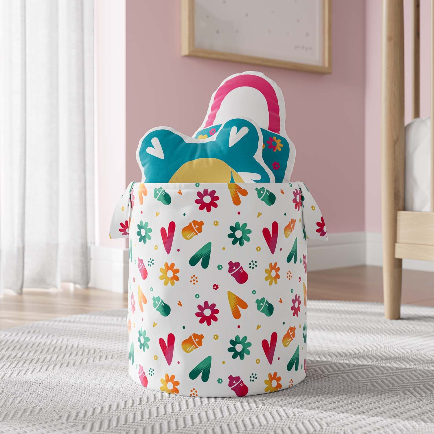 Cesto Organizador para Brinquedos Baby Alive Acessórios 28cm