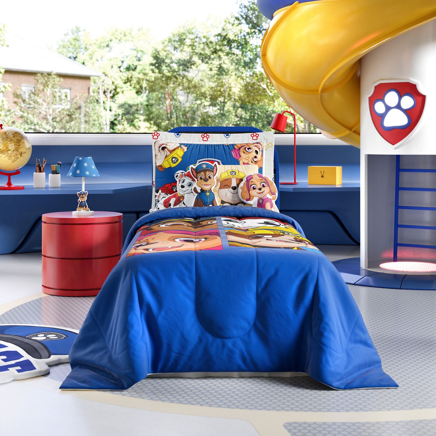 Almofada Quadrada Amigos Patrulha Canina