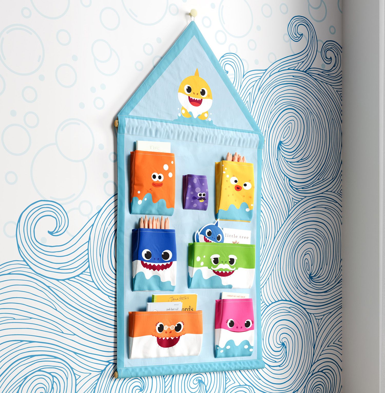 Porta Brinquedos Baby Shark