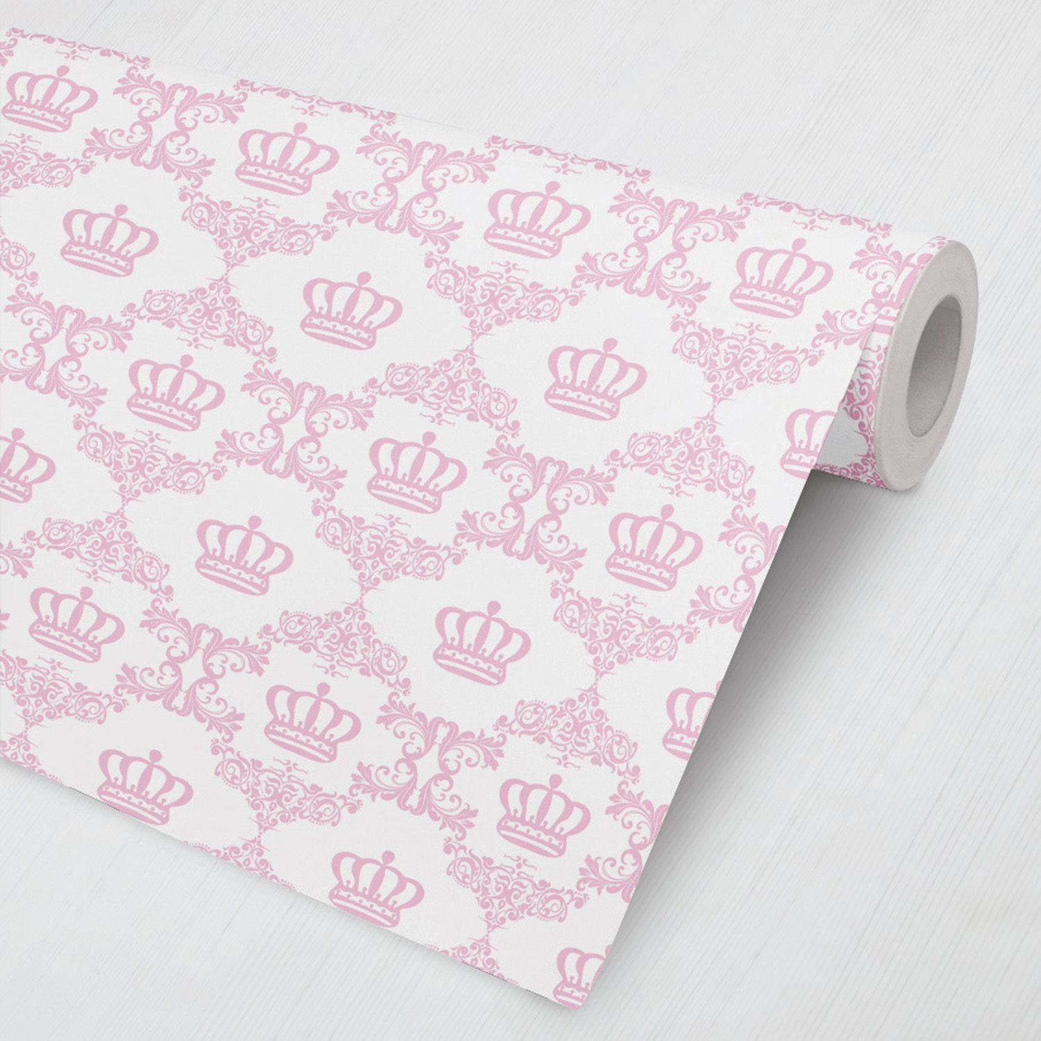 Papel de Parede Arabesco Princesa Rosa 1,5M