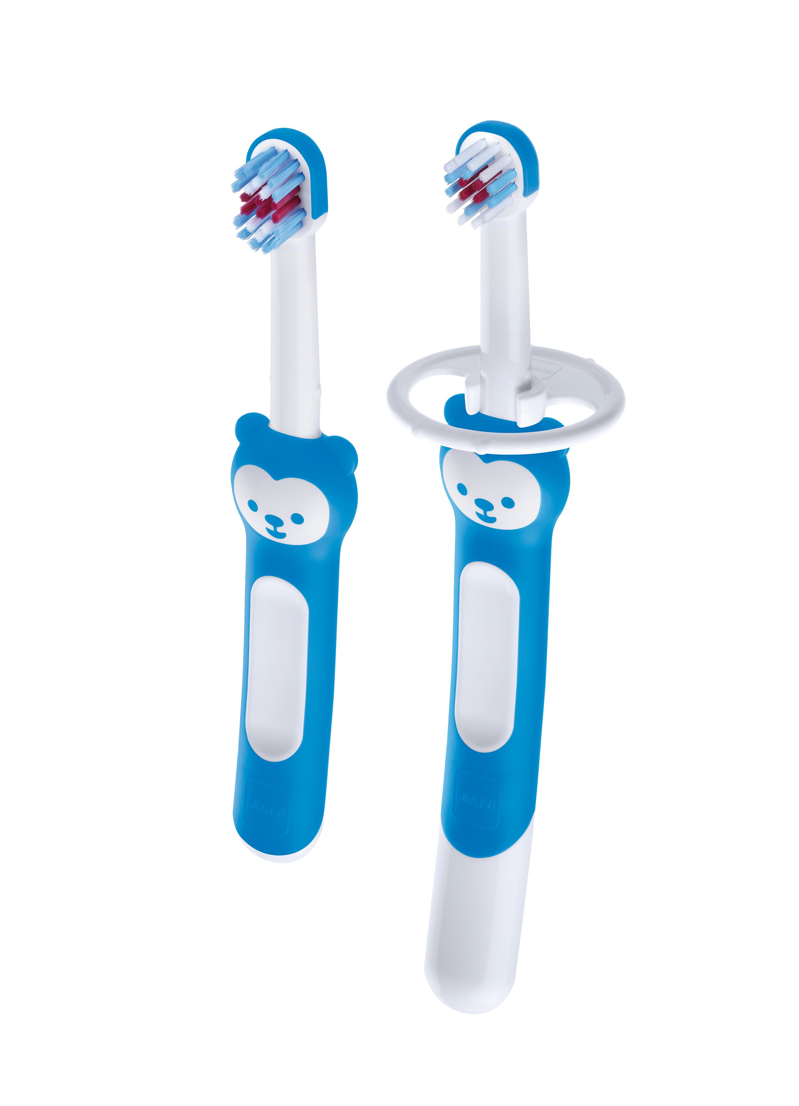 Escova de Dentes Learn to Brush Azul Dupla