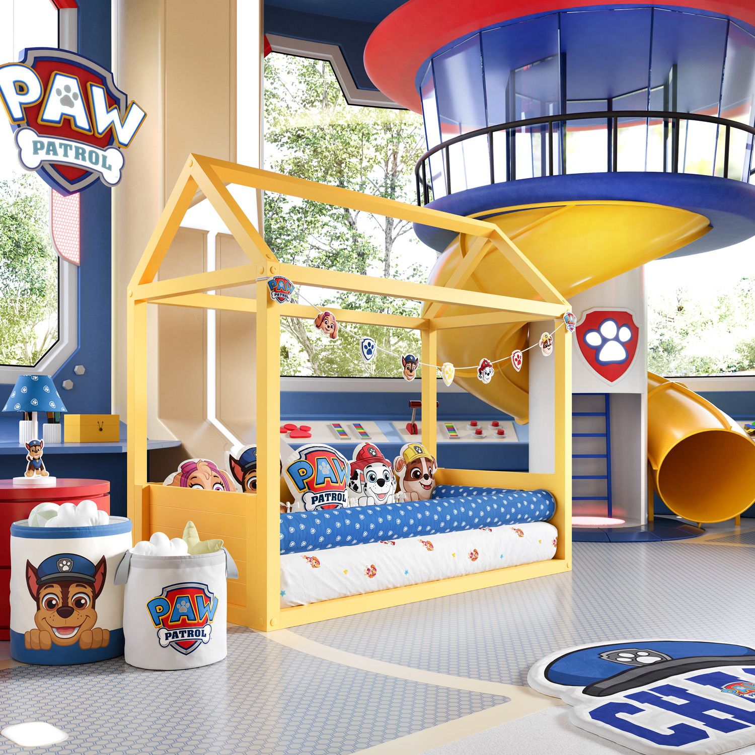 Almofada Chase Azul Patrulha Canina