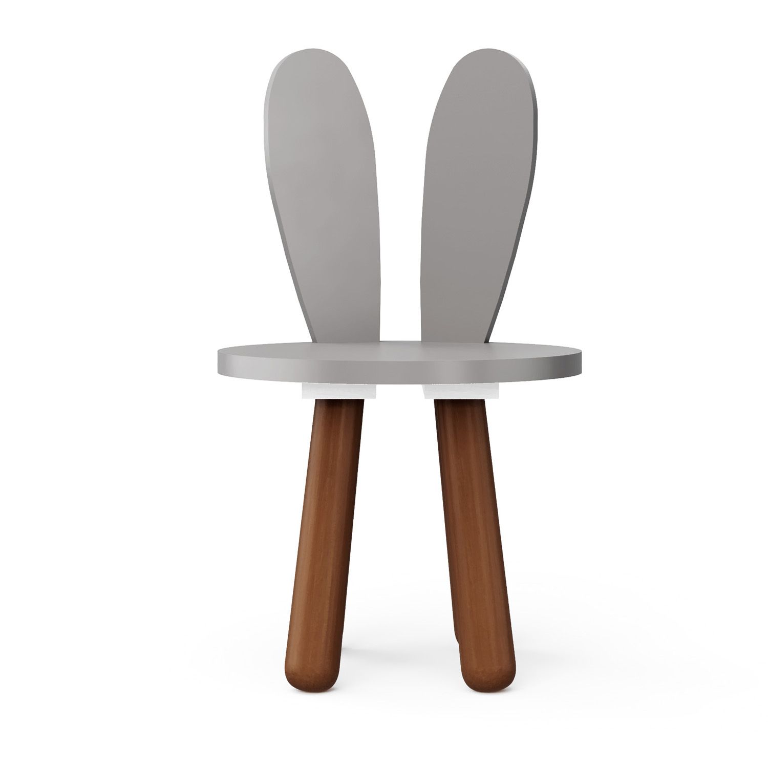 Cadeira Infantil Branco Orelhinhas Coelho