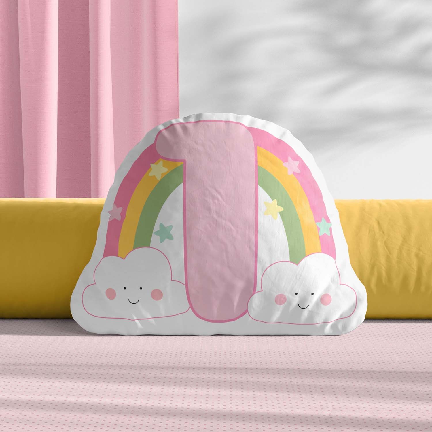 Almofada Mesversário Arco-íris