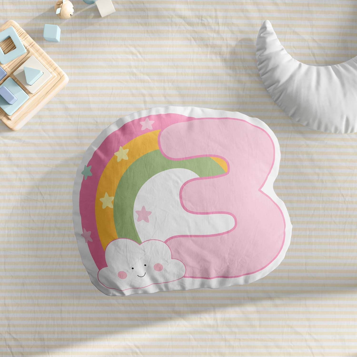 Almofada Mesversário Arco-íris