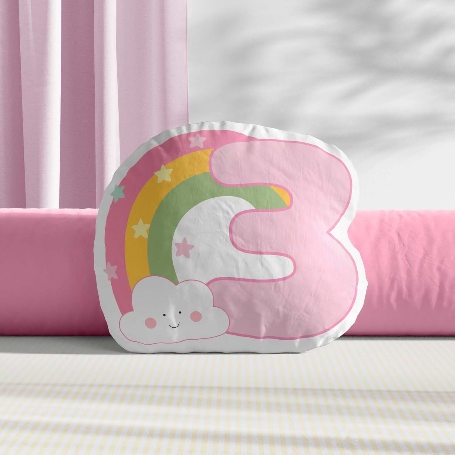 Almofada Mesversário Arco-íris