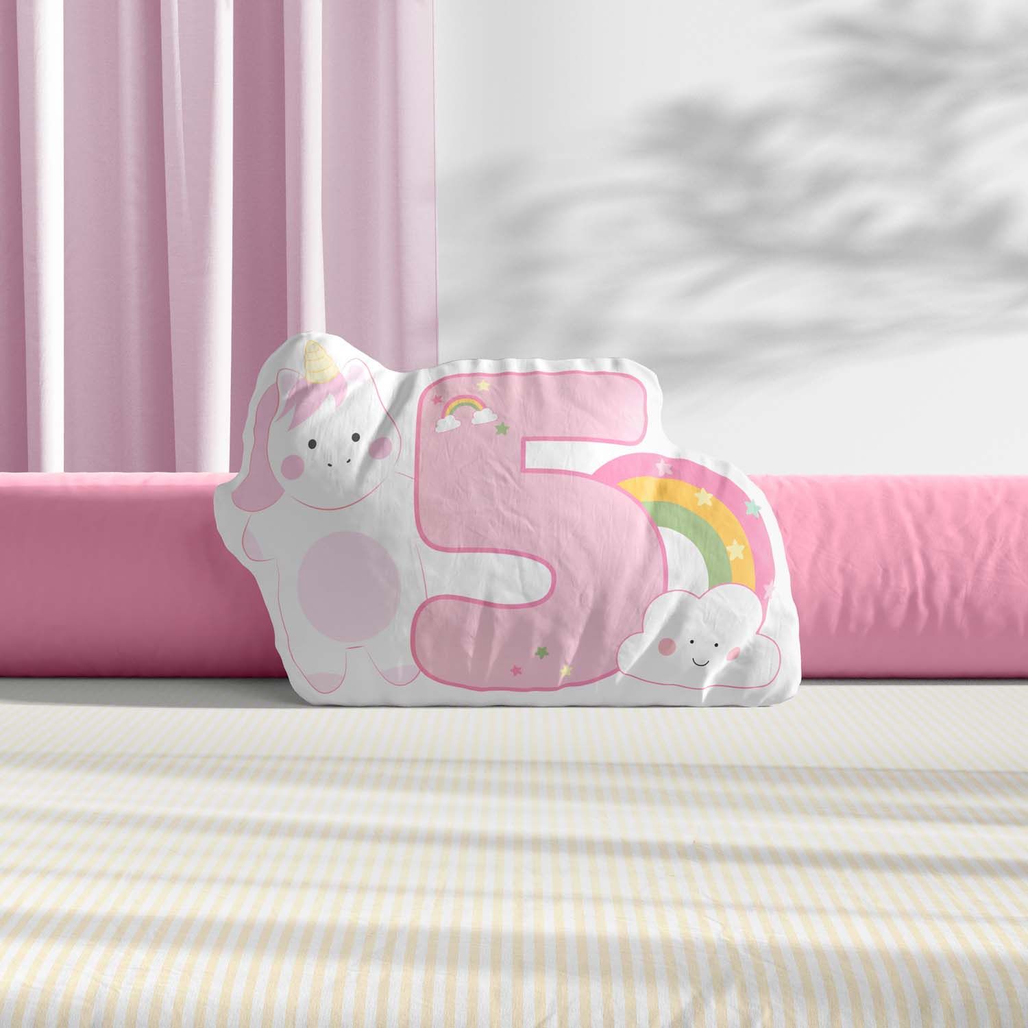 Almofada Mesversário Arco-íris