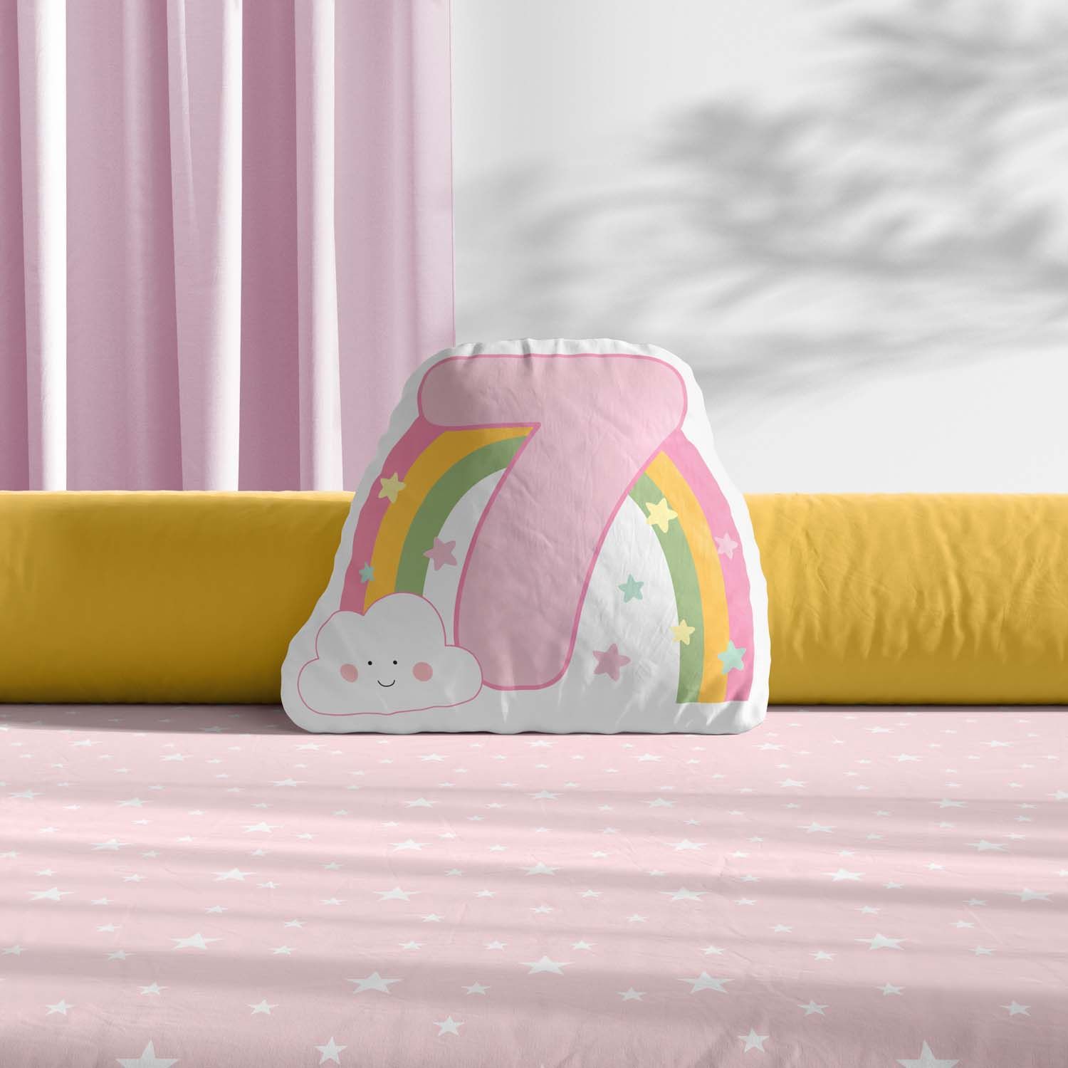 Almofada Mesversário Arco-íris