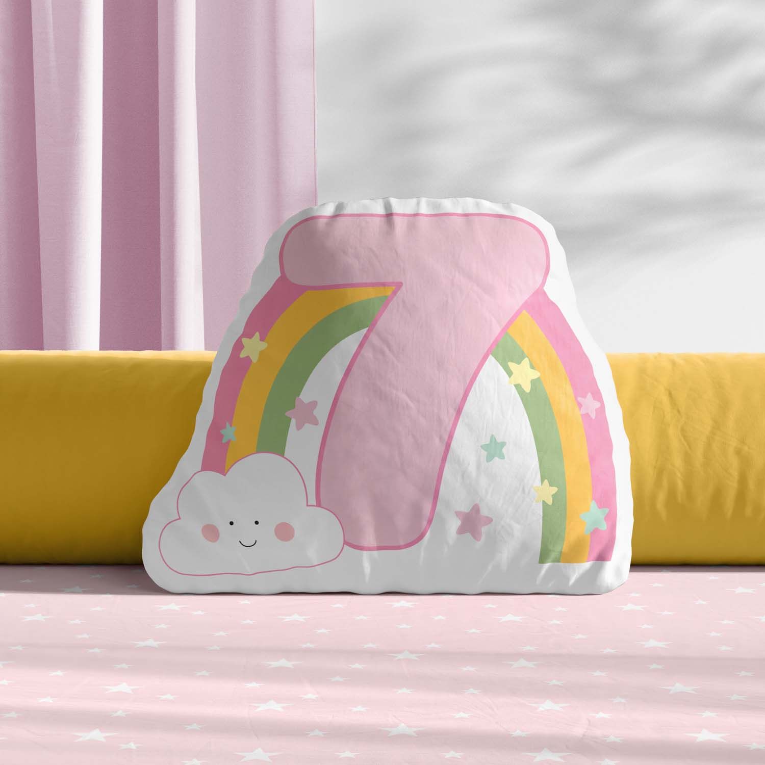 Almofada Mesversário Arco-íris