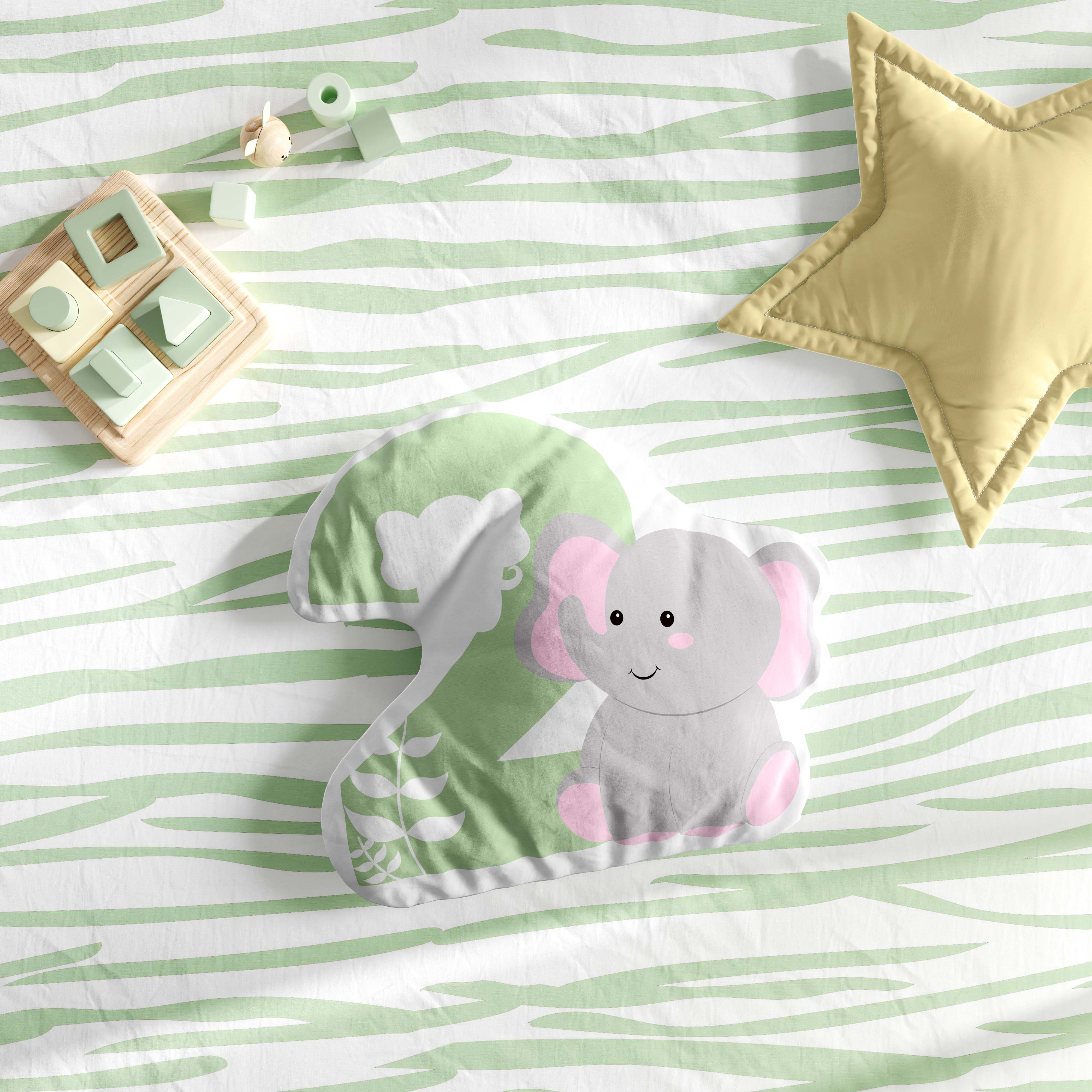 Almofada Mesversário Amiguinhos Safári