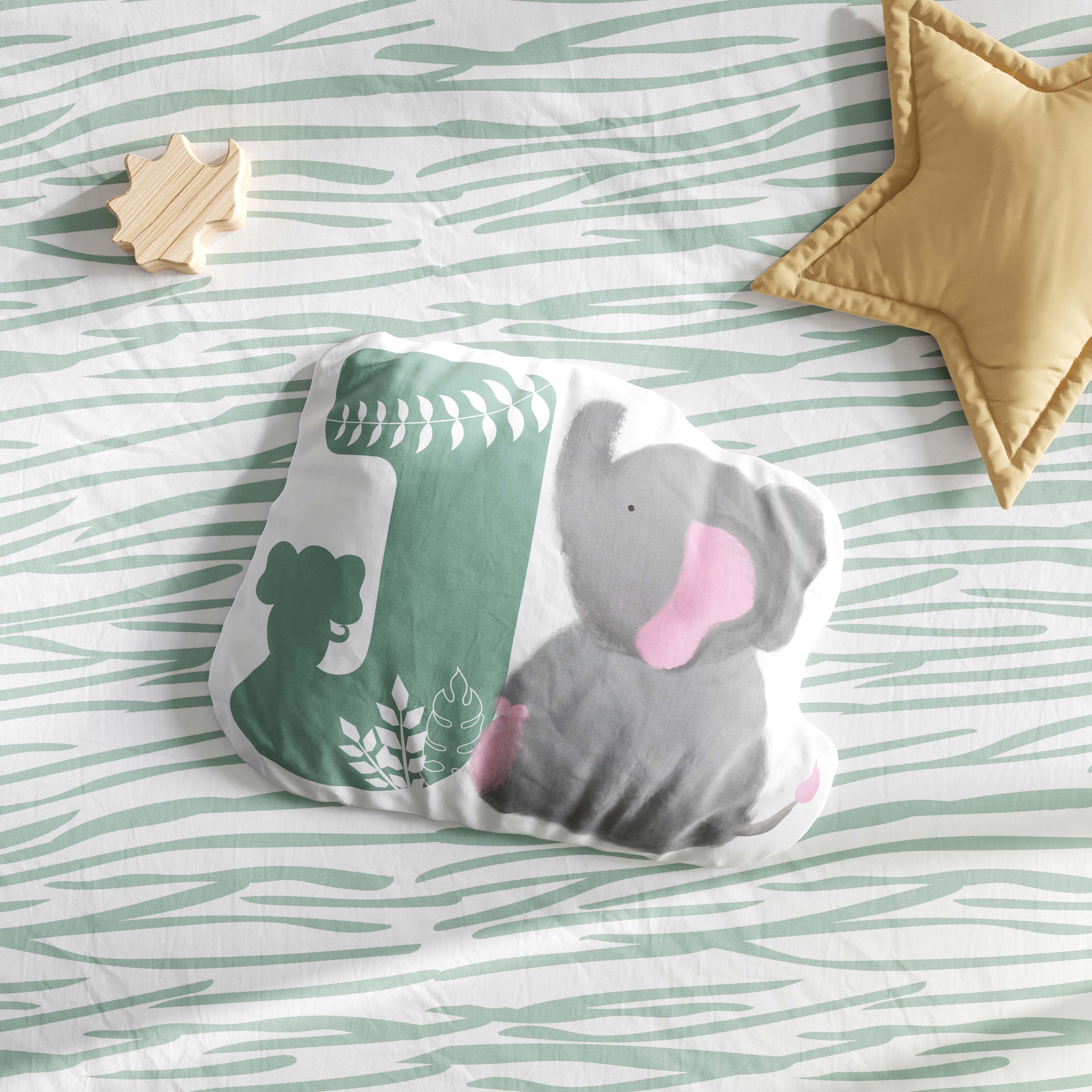 Almofada Safári Aquarela Letras de A a Z