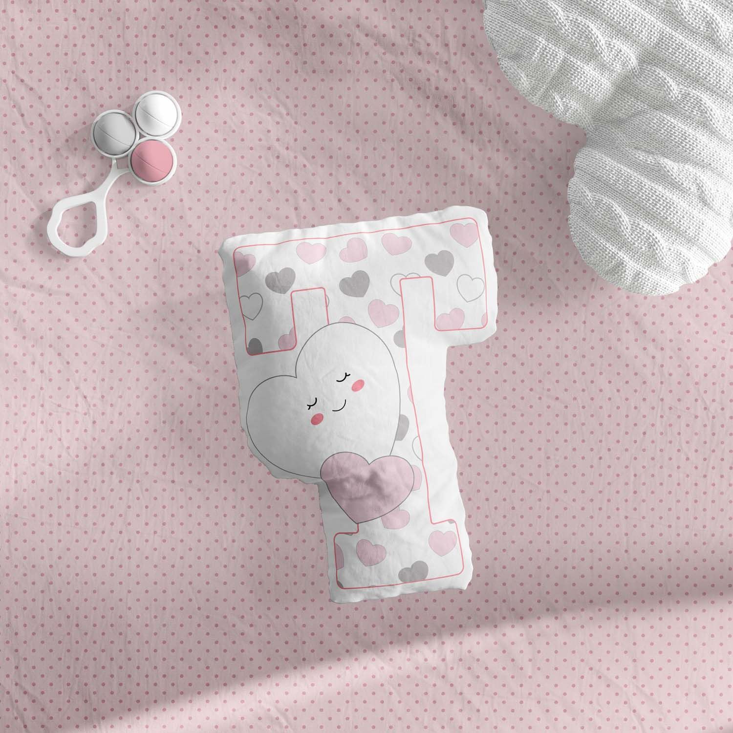 Almofada Amor da Mamãe Letras de A a Z