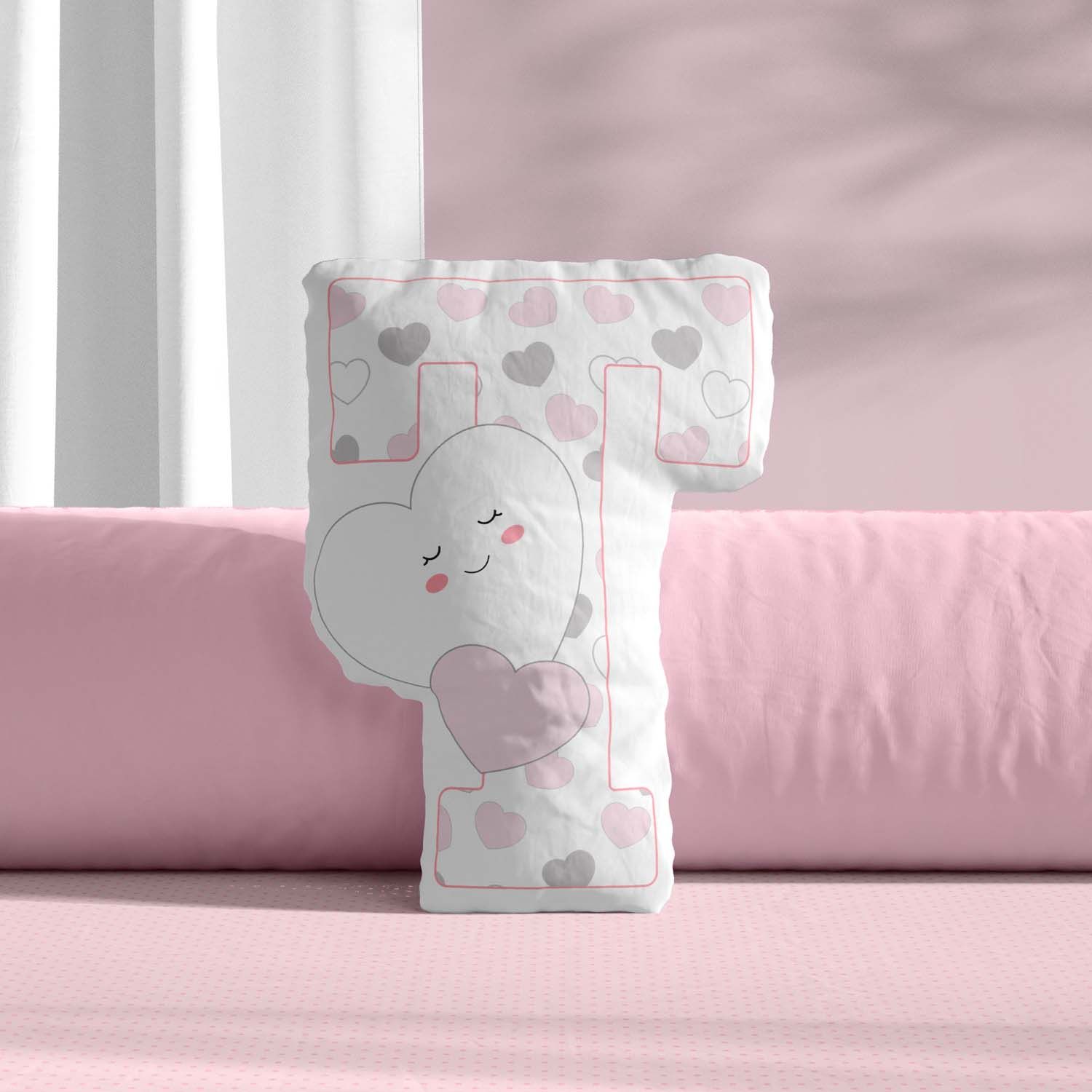 Almofada Amor da Mamãe Letras de A a Z