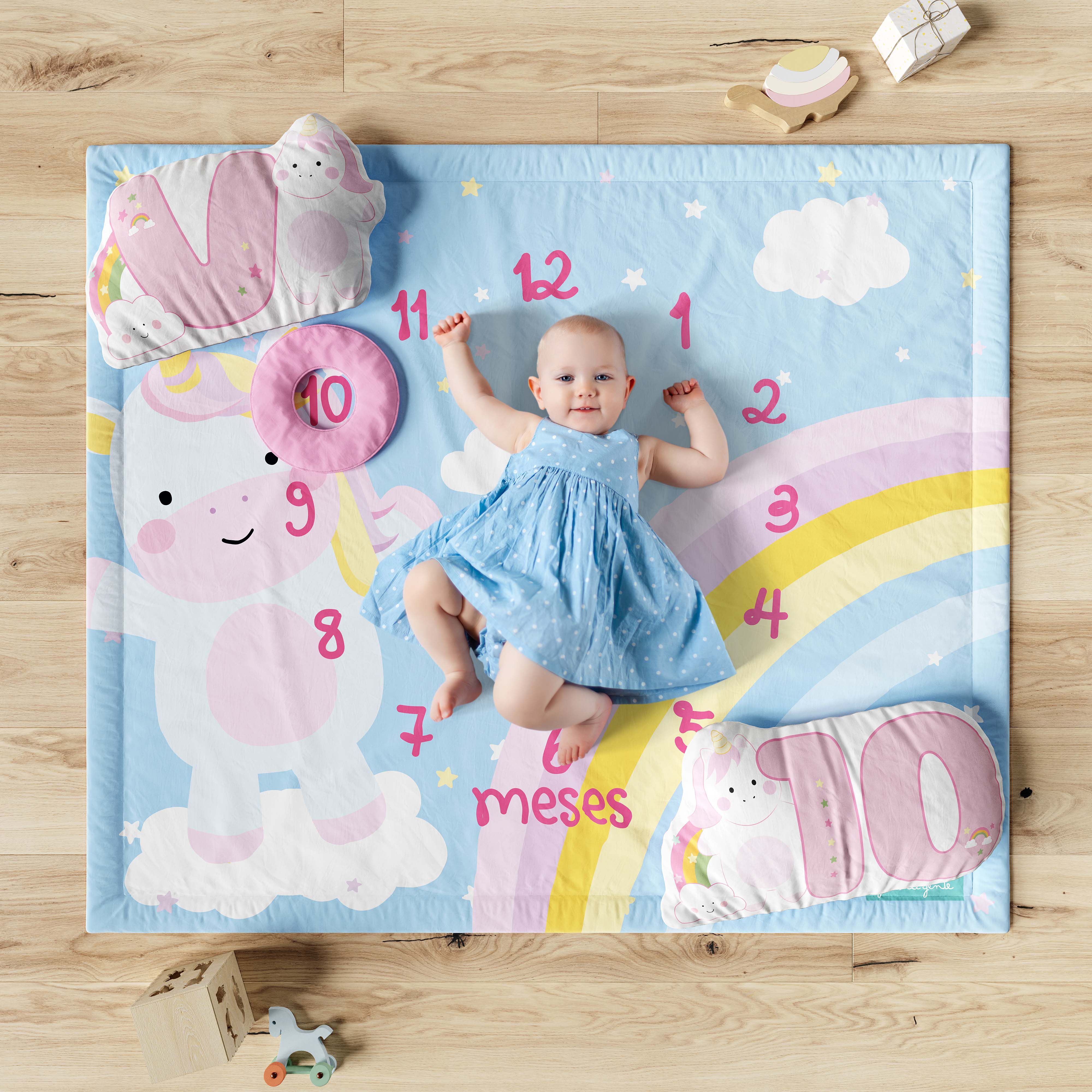 Tapete Mesversário Arco Íris