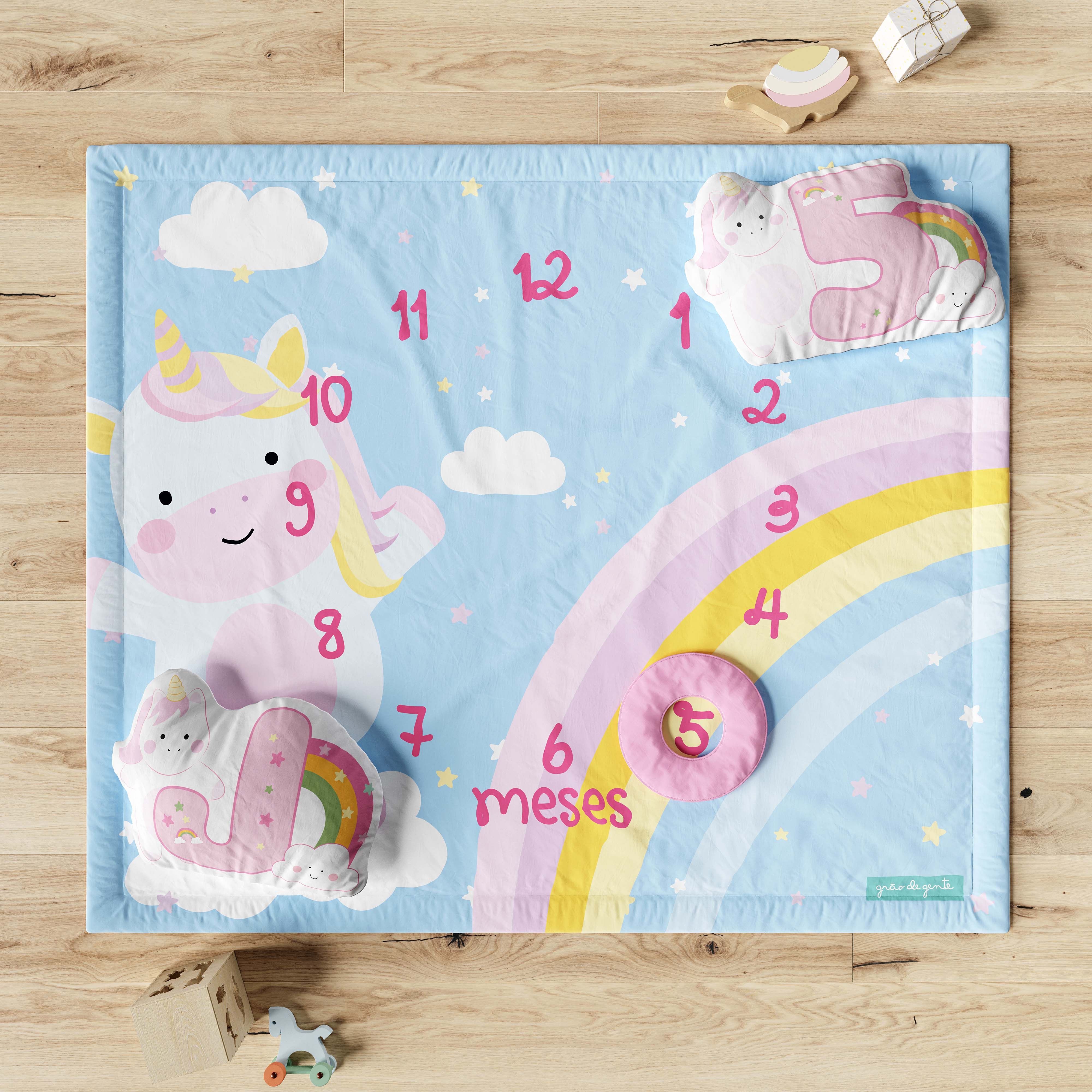 Tapete Mesversário Arco Íris