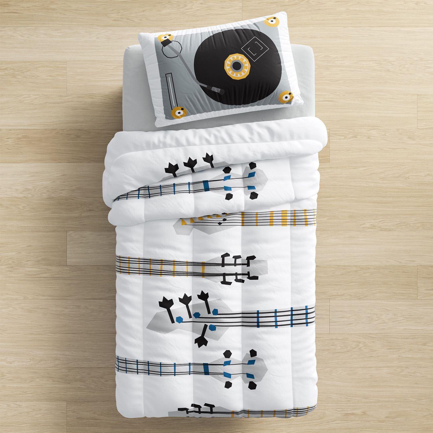 Edredom Infantil Solteiro Música