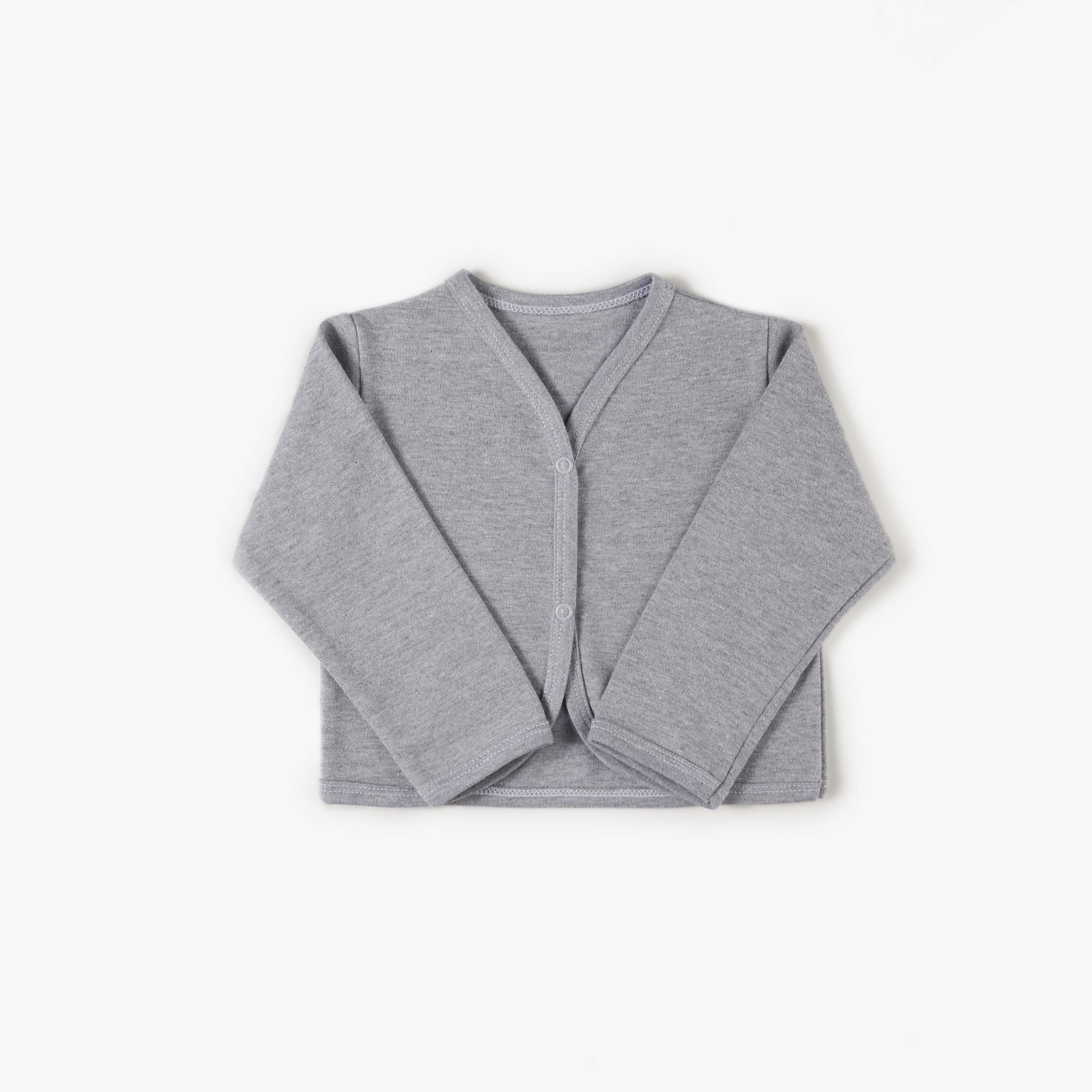 Casaquinho Comfort em Algodão Egípcio Azul Bebê