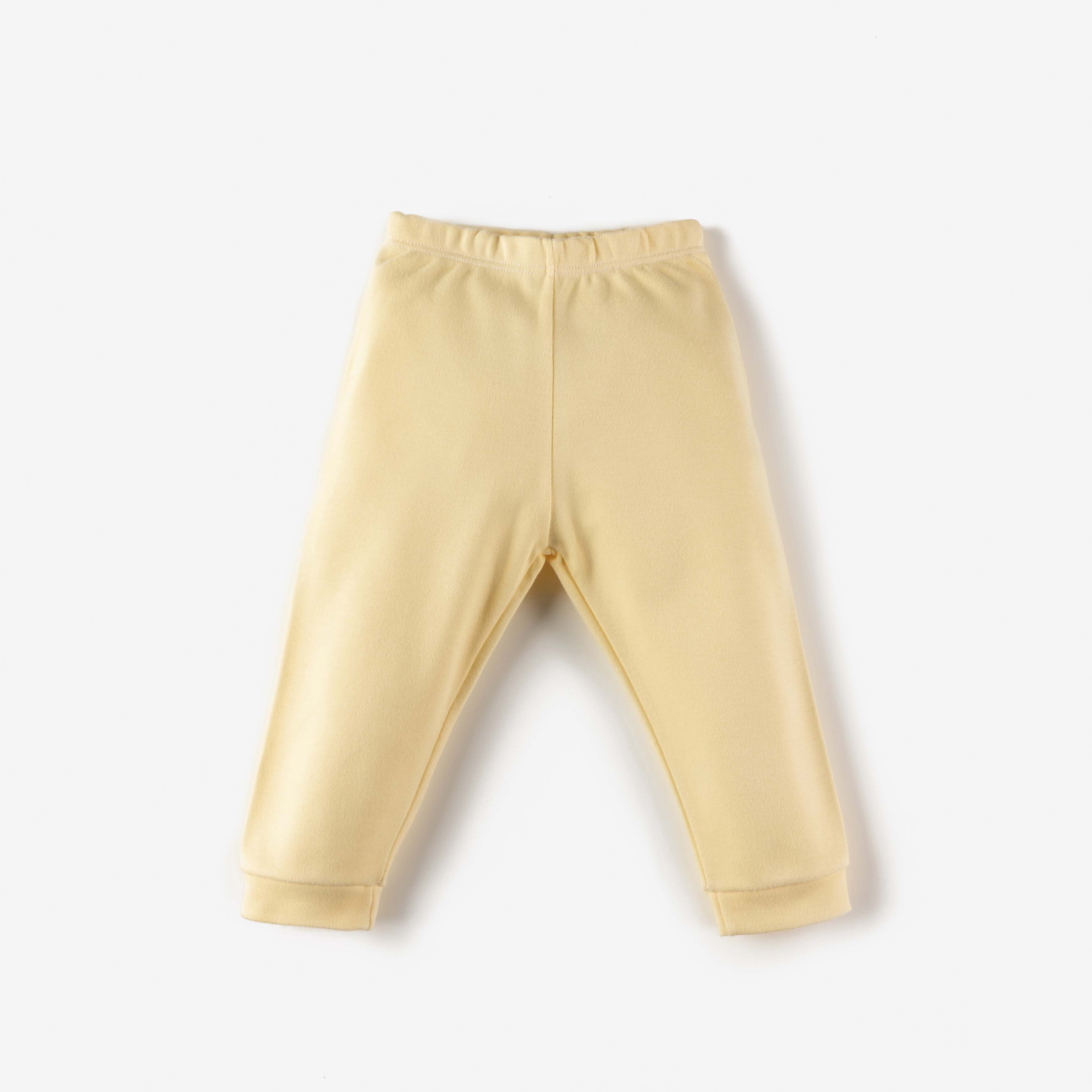 Calça Bebê Comfort em Algodão Egípcio Amarelo 3m