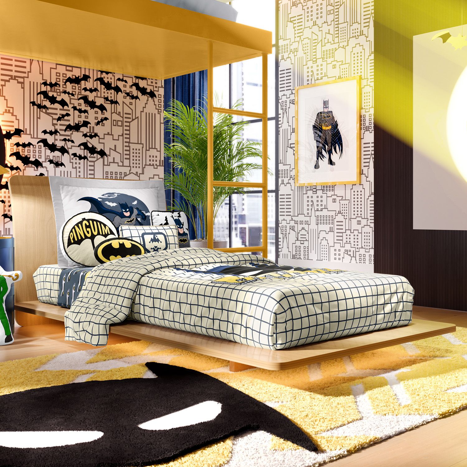 Fronha de Travesseiro Infantil Solteiro Batman