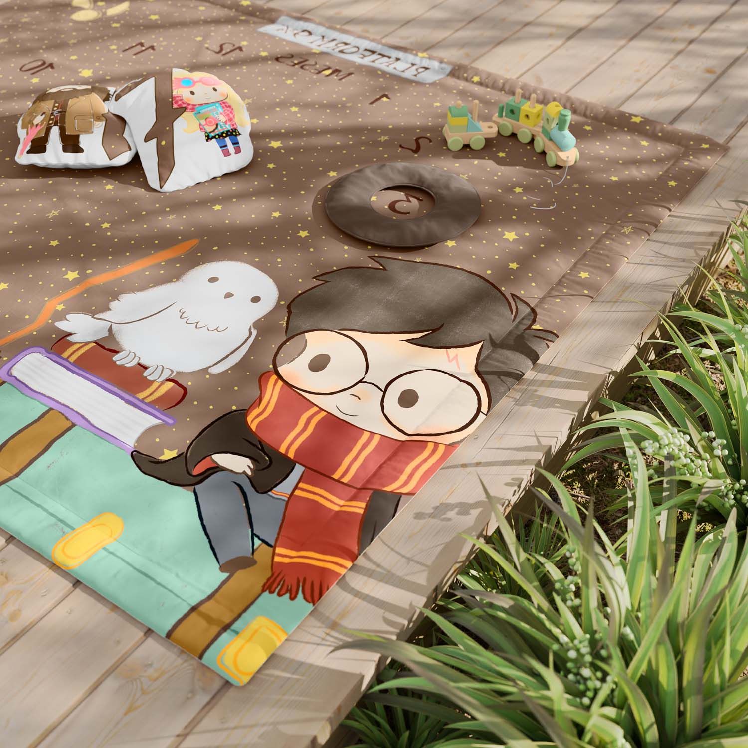 Tapete Mesversário Harry Potter Plataforma 9 ¾