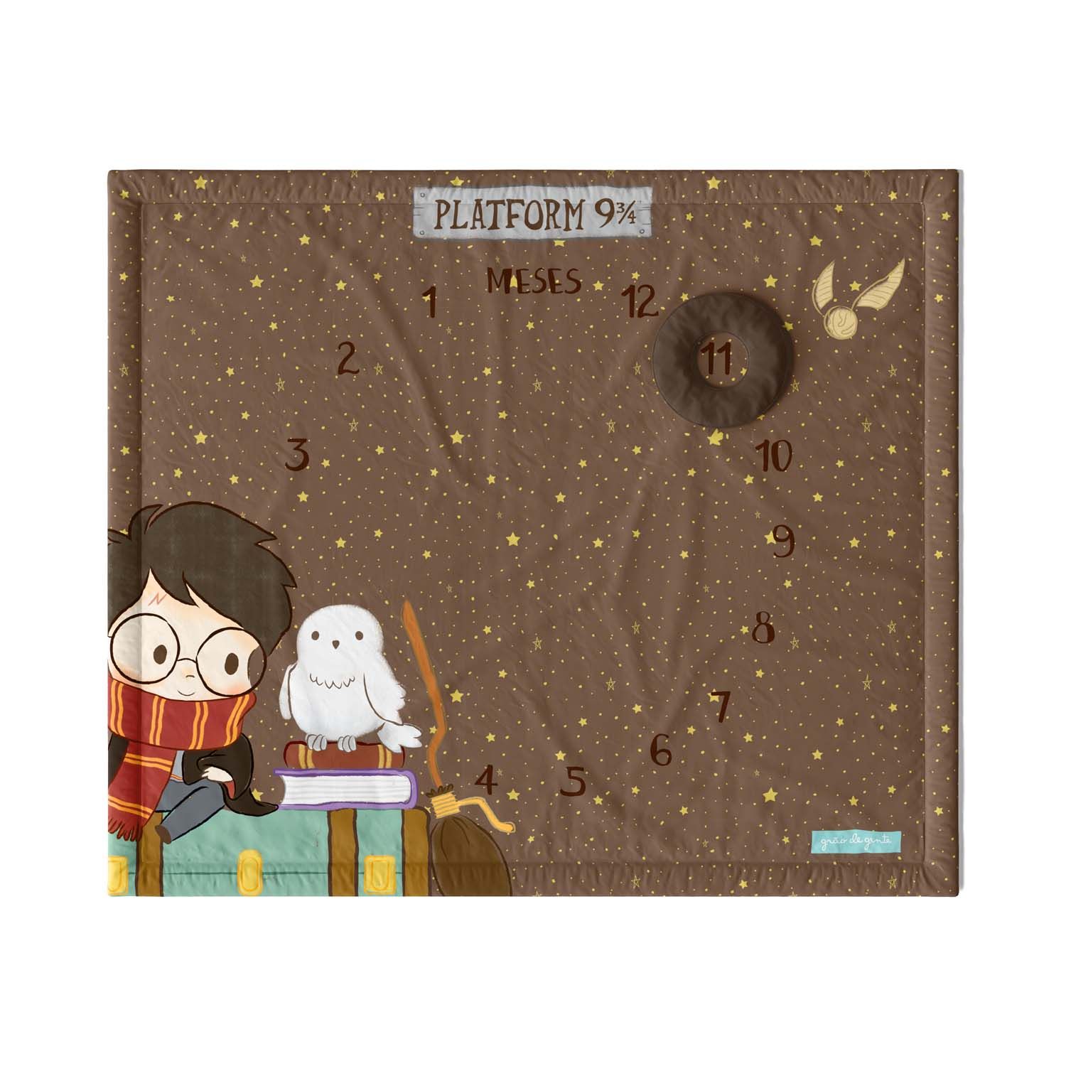 Tapete Mesversário Harry Potter Plataforma 9 ¾