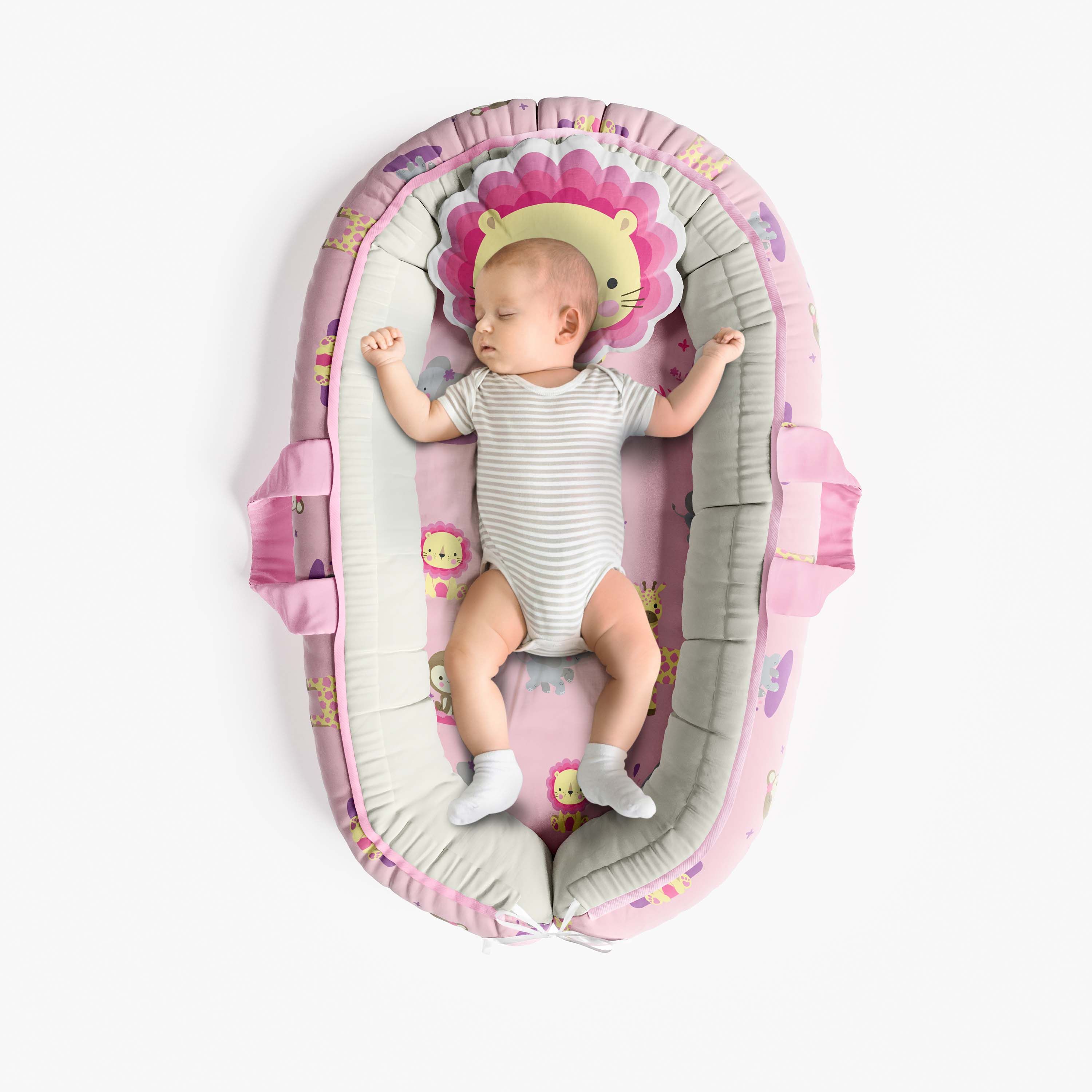 Ninho para Bebê Redutor de Berço Leão Selva Baby 80cm