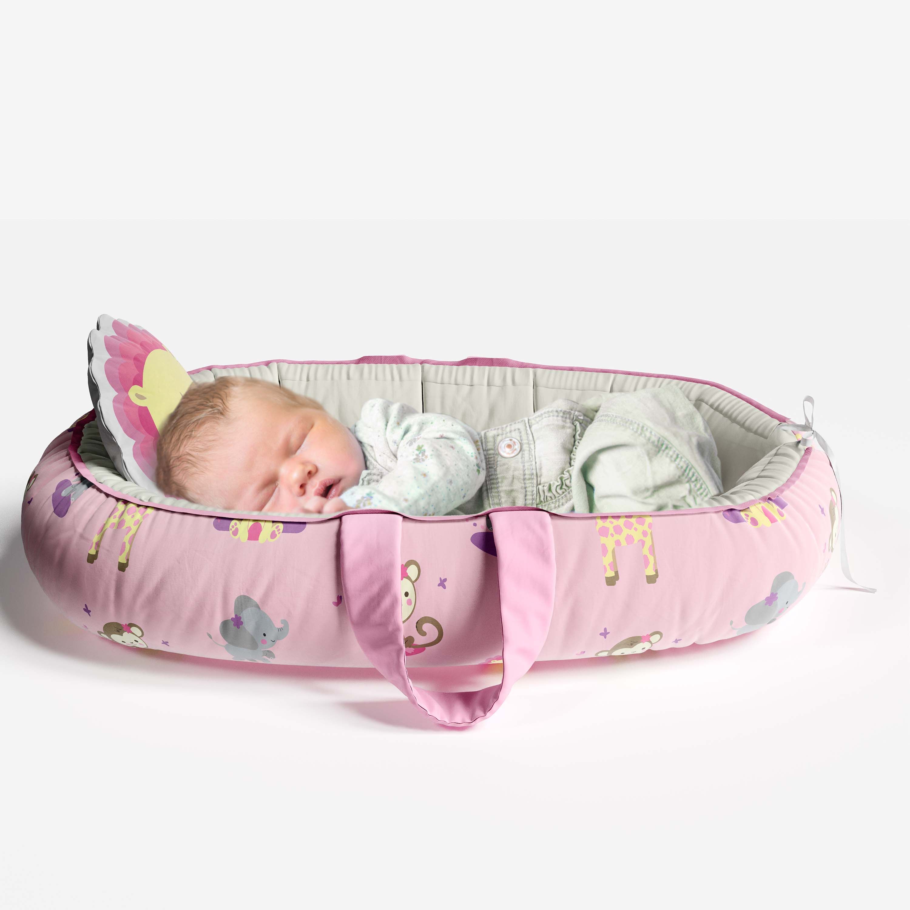 Ninho para Bebê Redutor de Berço Leão Selva Baby 80cm