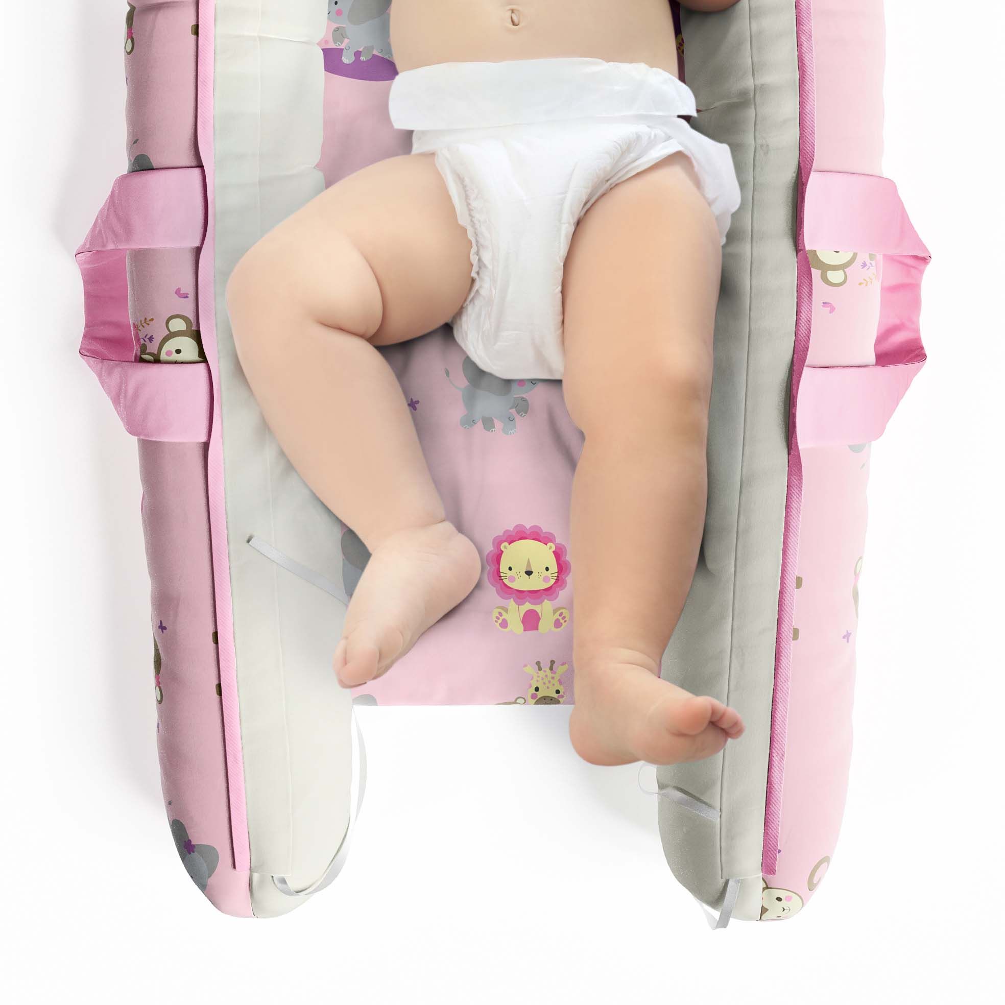Ninho para Bebê Redutor de Berço Leão Selva Baby 80cm
