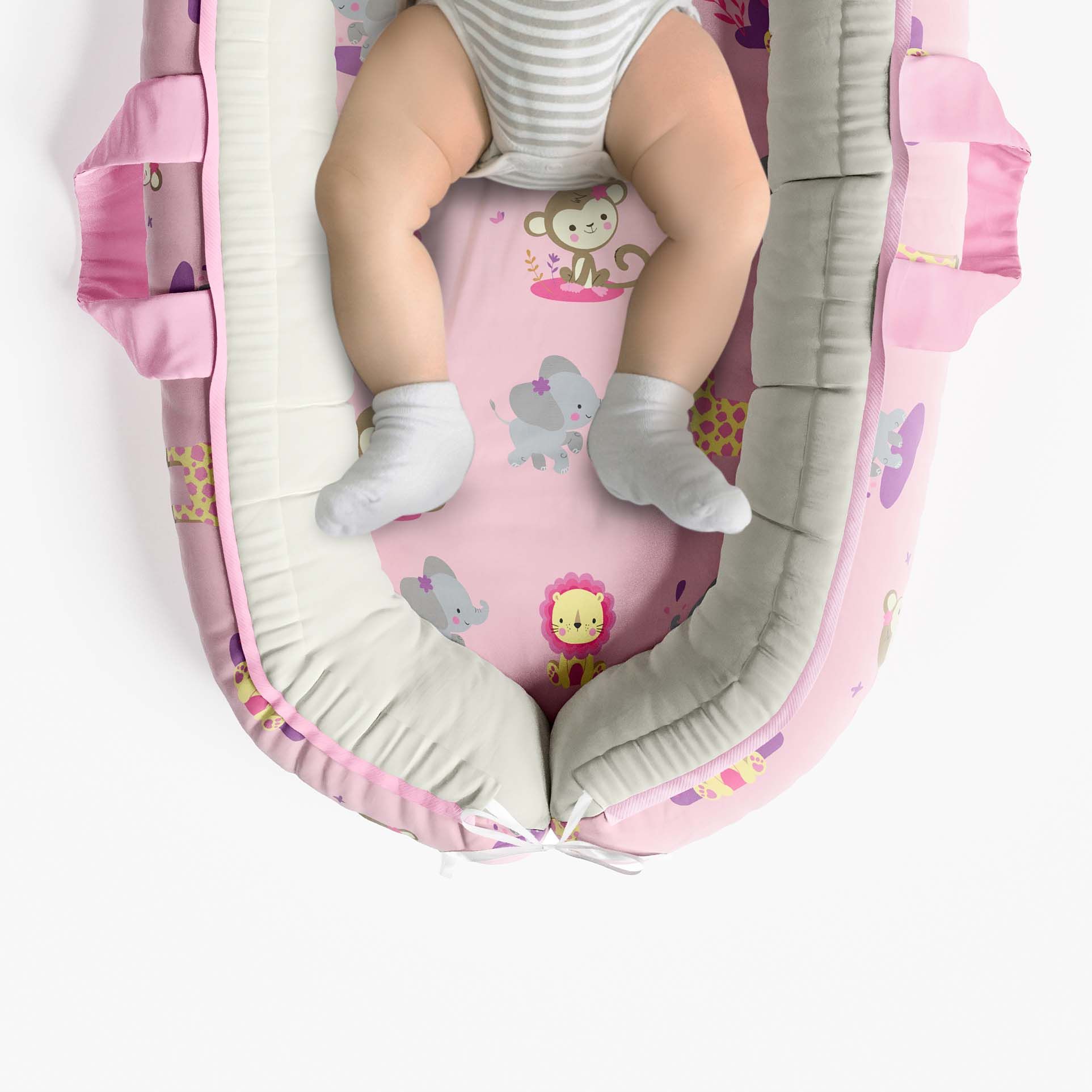 Ninho para Bebê Redutor de Berço Leão Selva Baby 80cm
