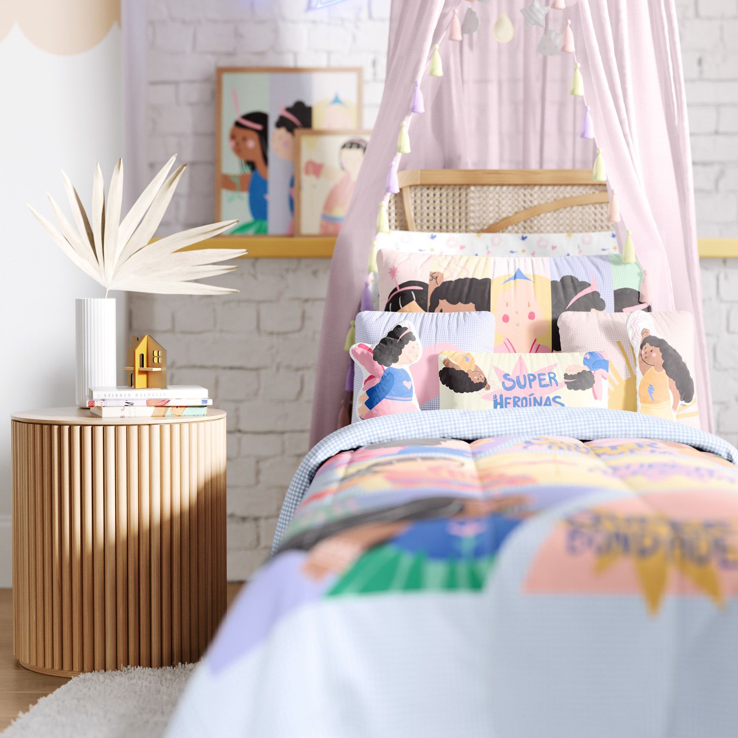 Almofada Heroína Super Alegria