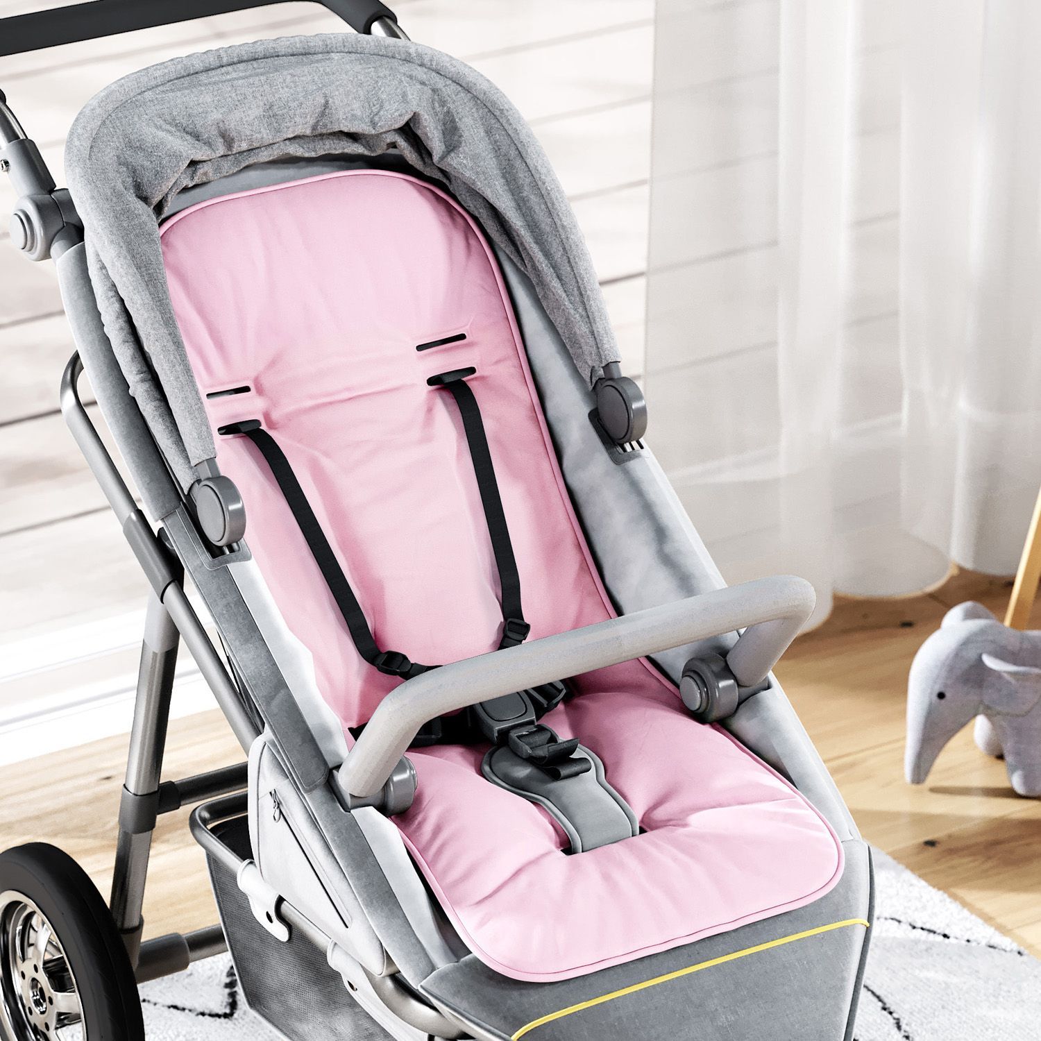 Capa de Carrinho Rosa 