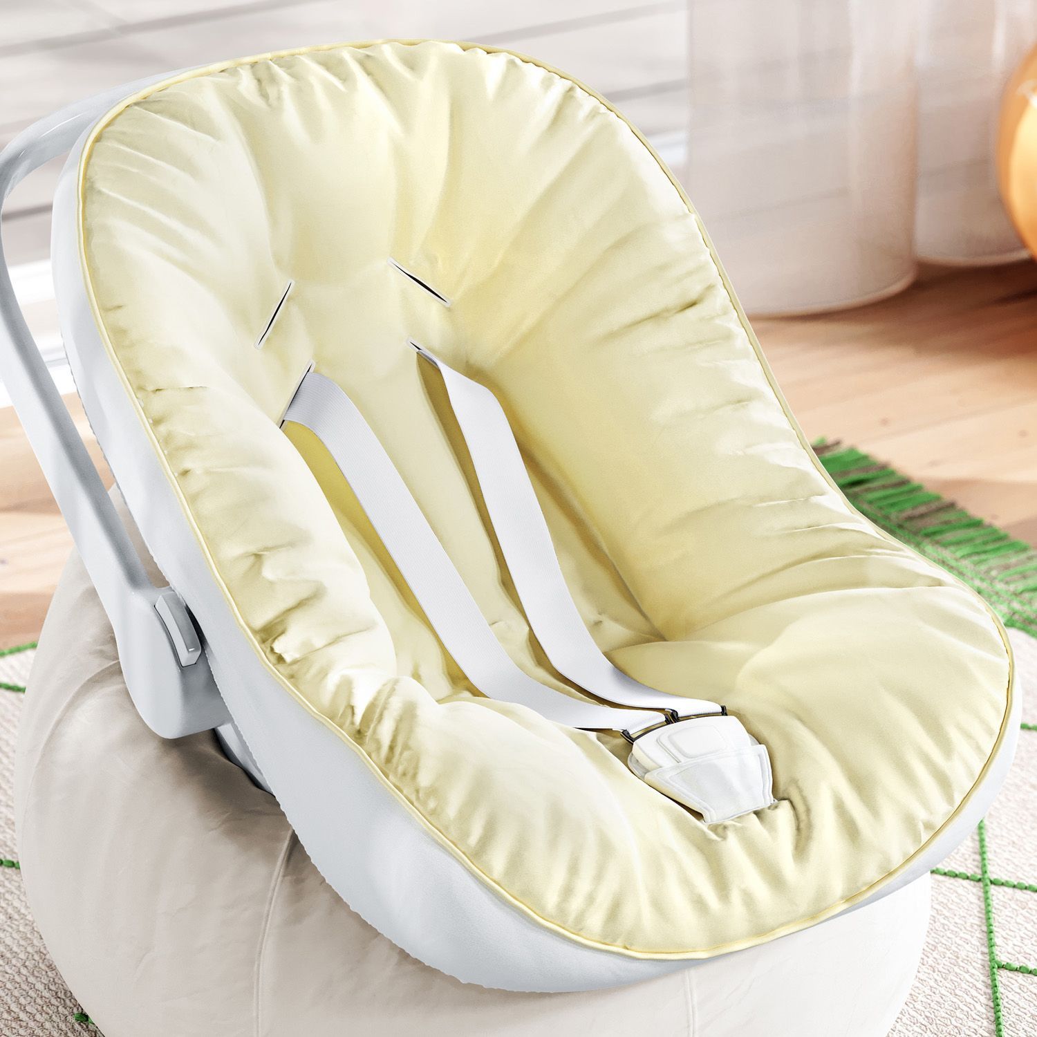 Capa de Bebê Conforto Amarelo