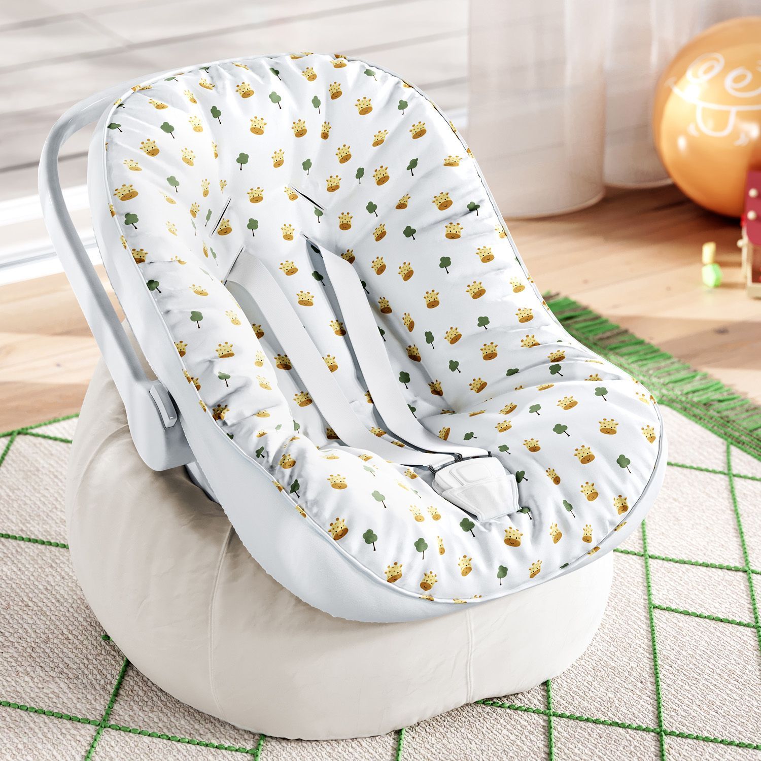 Capa de Bebê Conforto Amiguinha Girafa