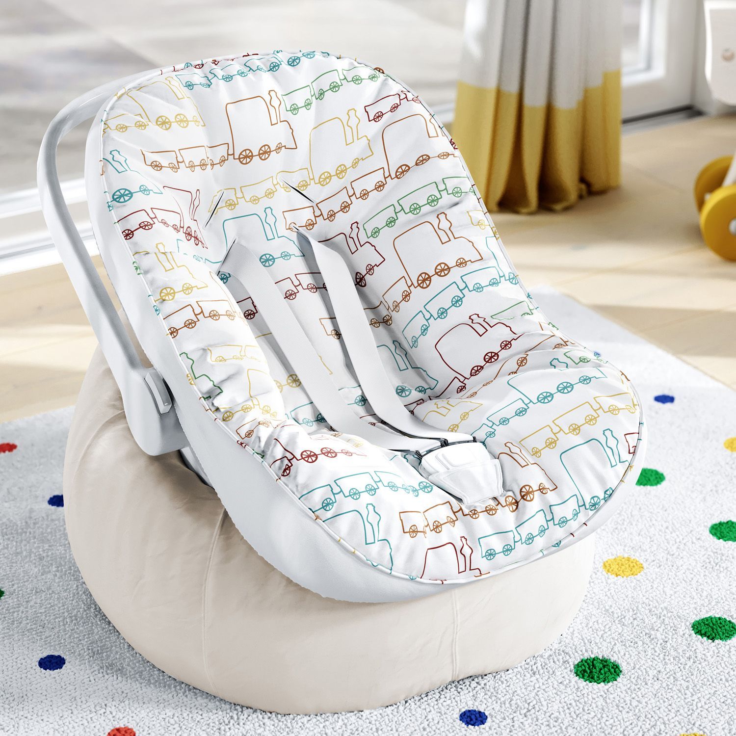 Capa de Bebê Conforto Trenzinho Piuí