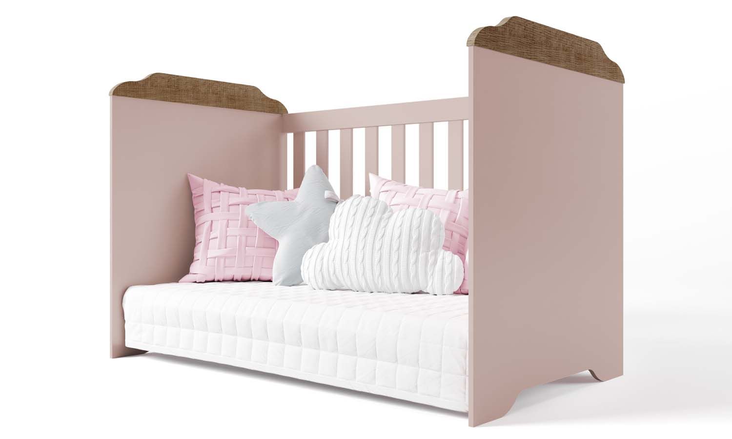 Berço Americano Branco Mel