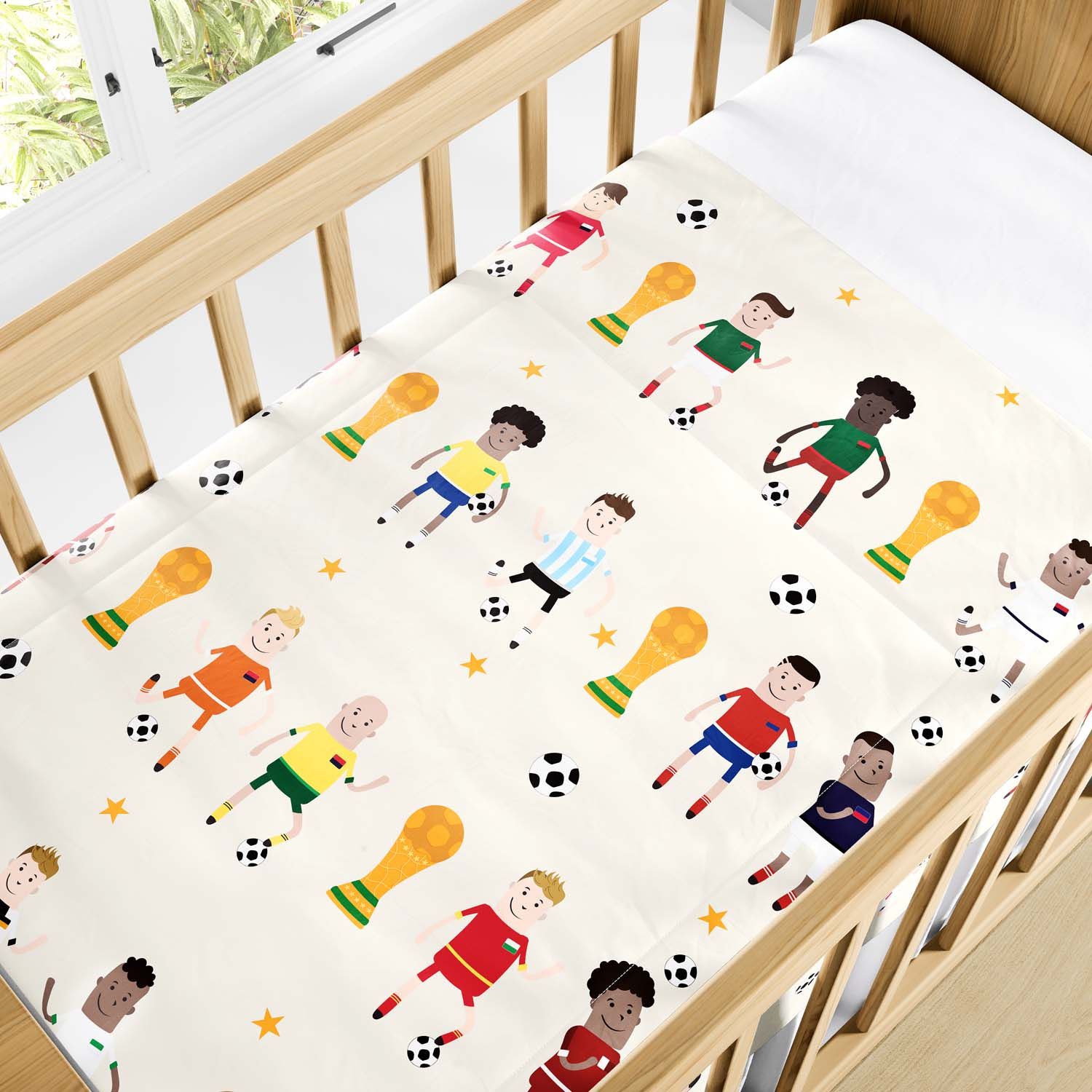 Edredom de Berço Seleções do Mundo