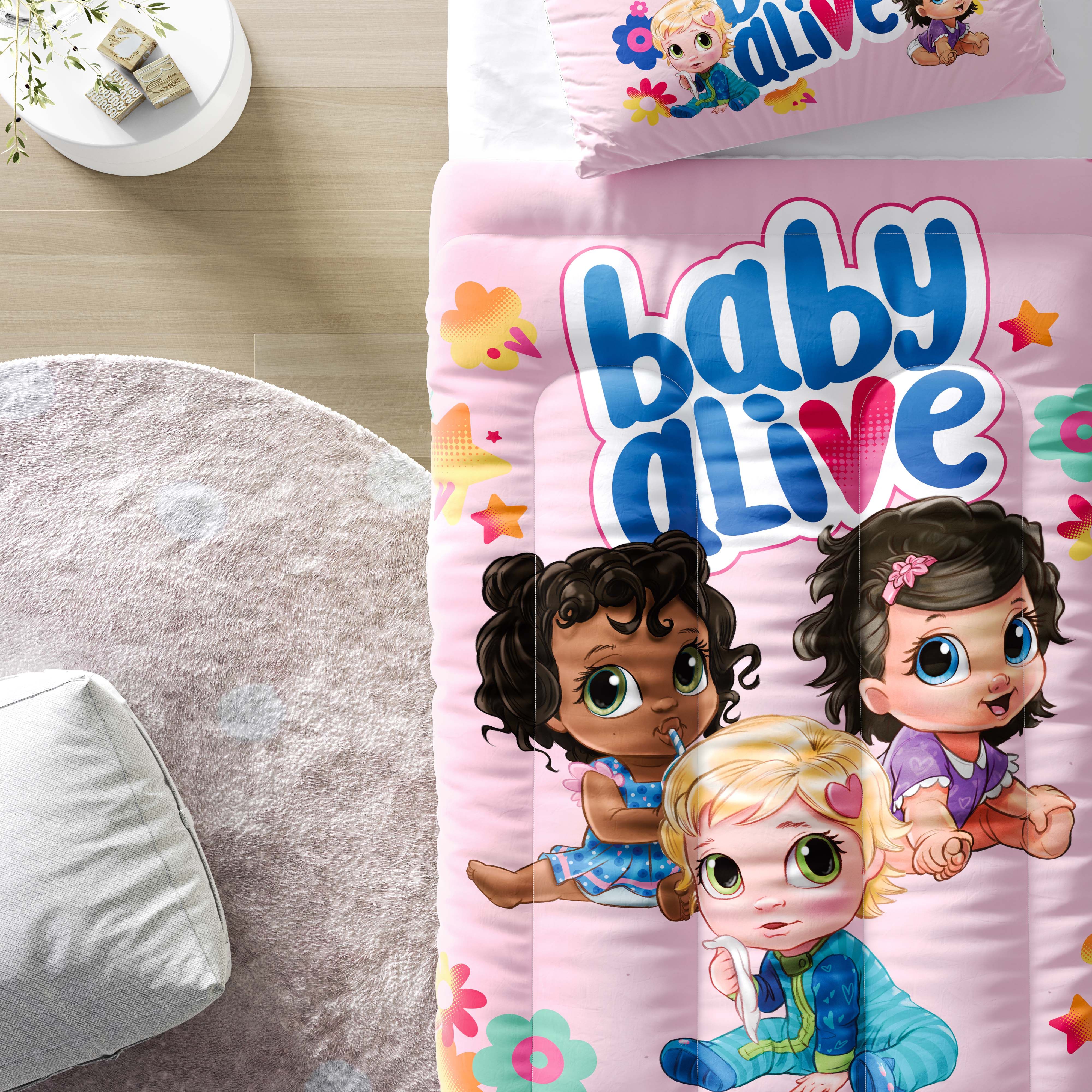 Edredom Infantil Solteiro Baby Alive