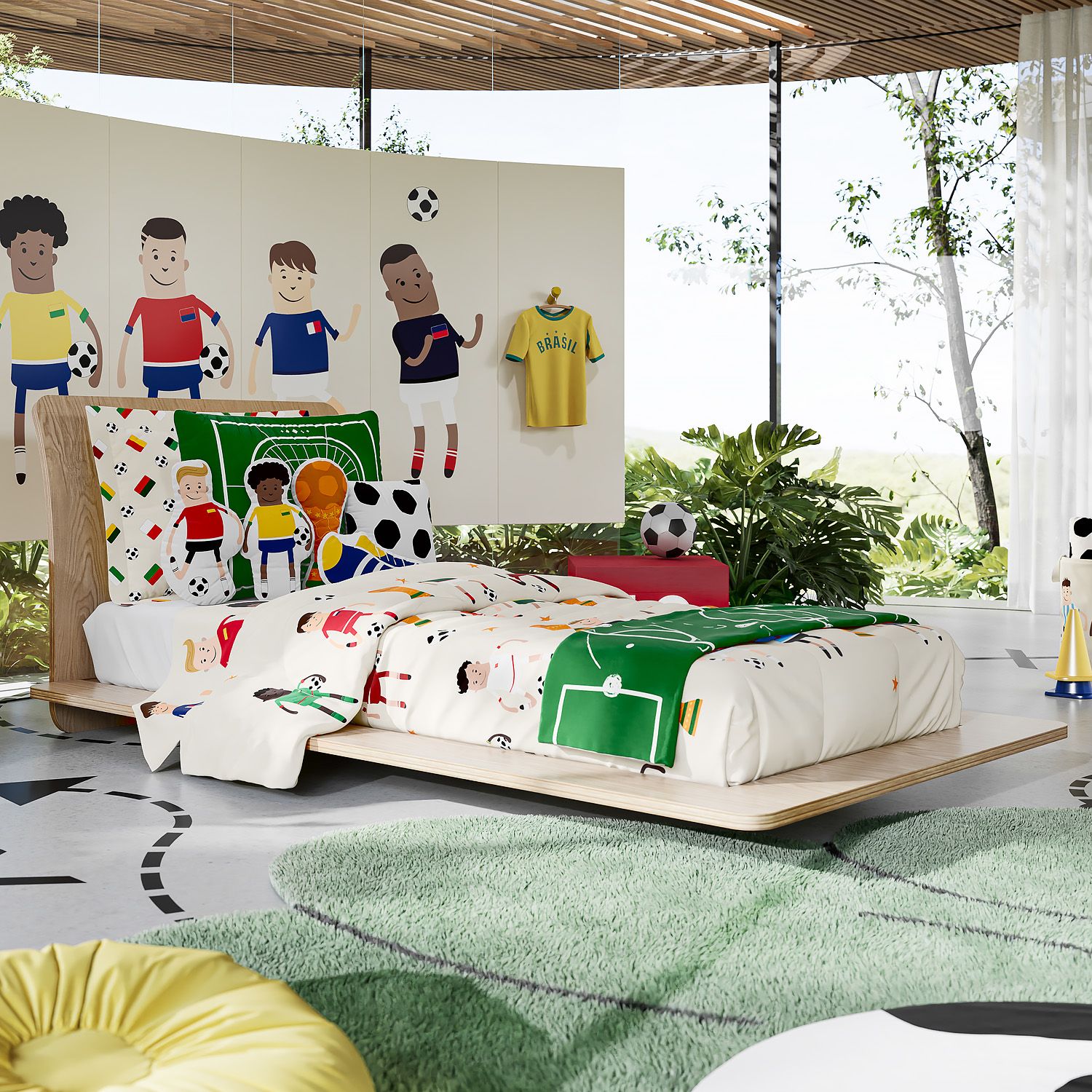 Fronha de Travesseiro Infantil Seleções do Mundo