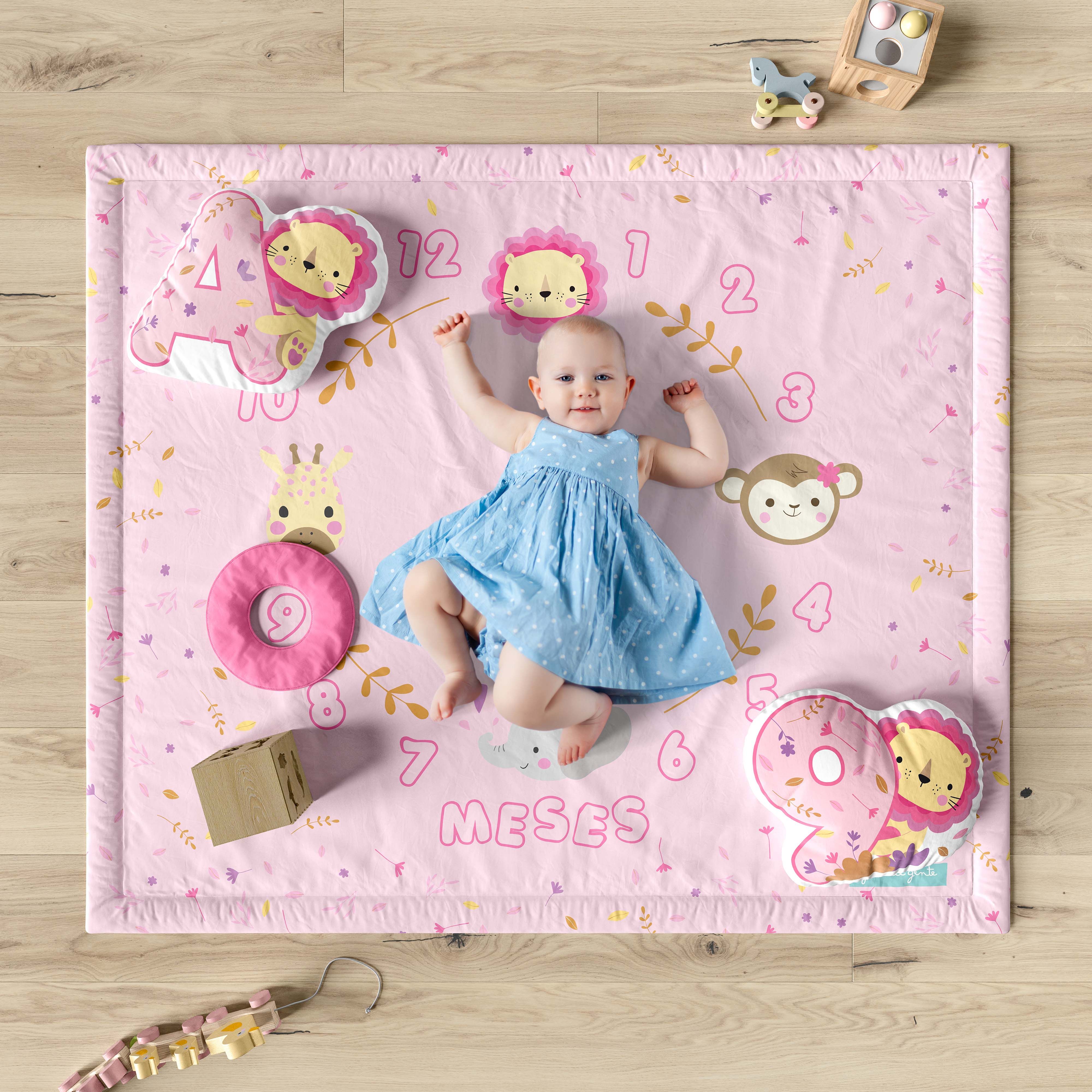 Tapete Mesversário Selva Baby