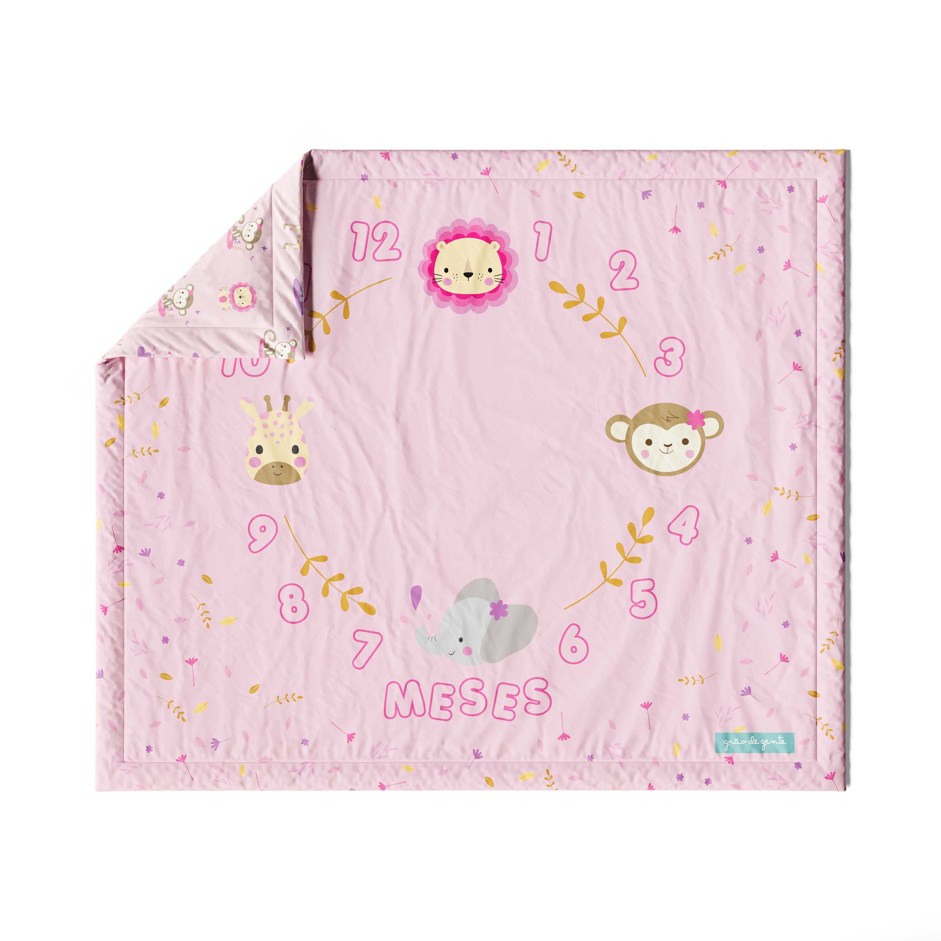 Tapete Mesversário Selva Baby