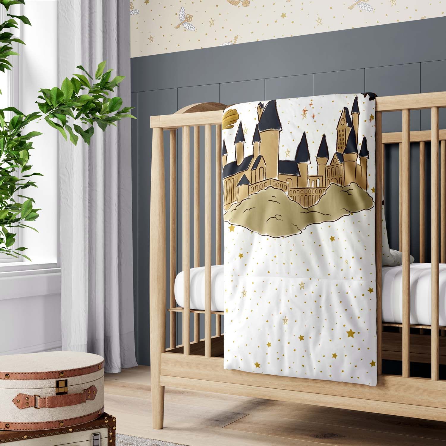 Edredom Berço Harry Potter Hogwarts