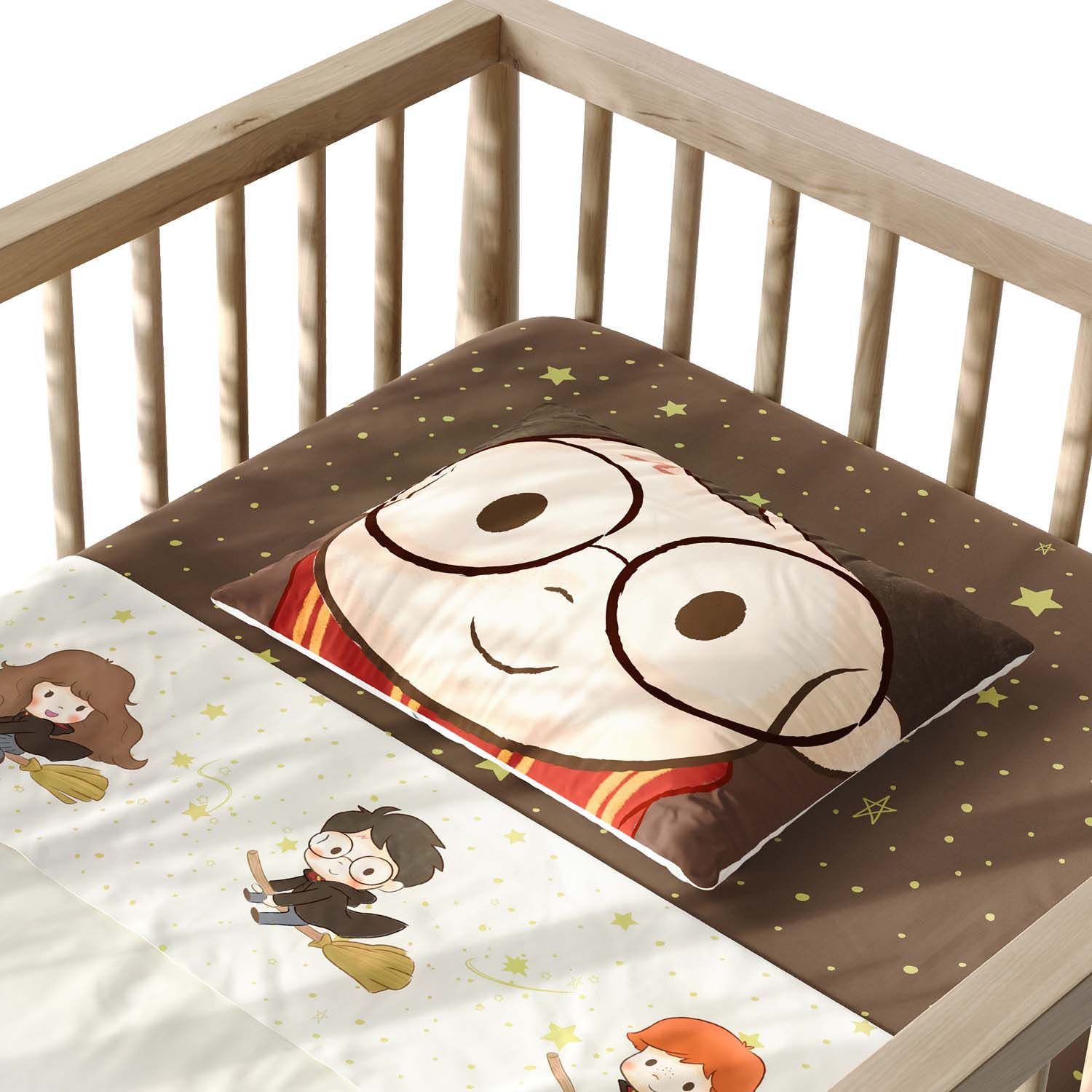 Jogo de Lençol Berço Harry Potter Hogwarts