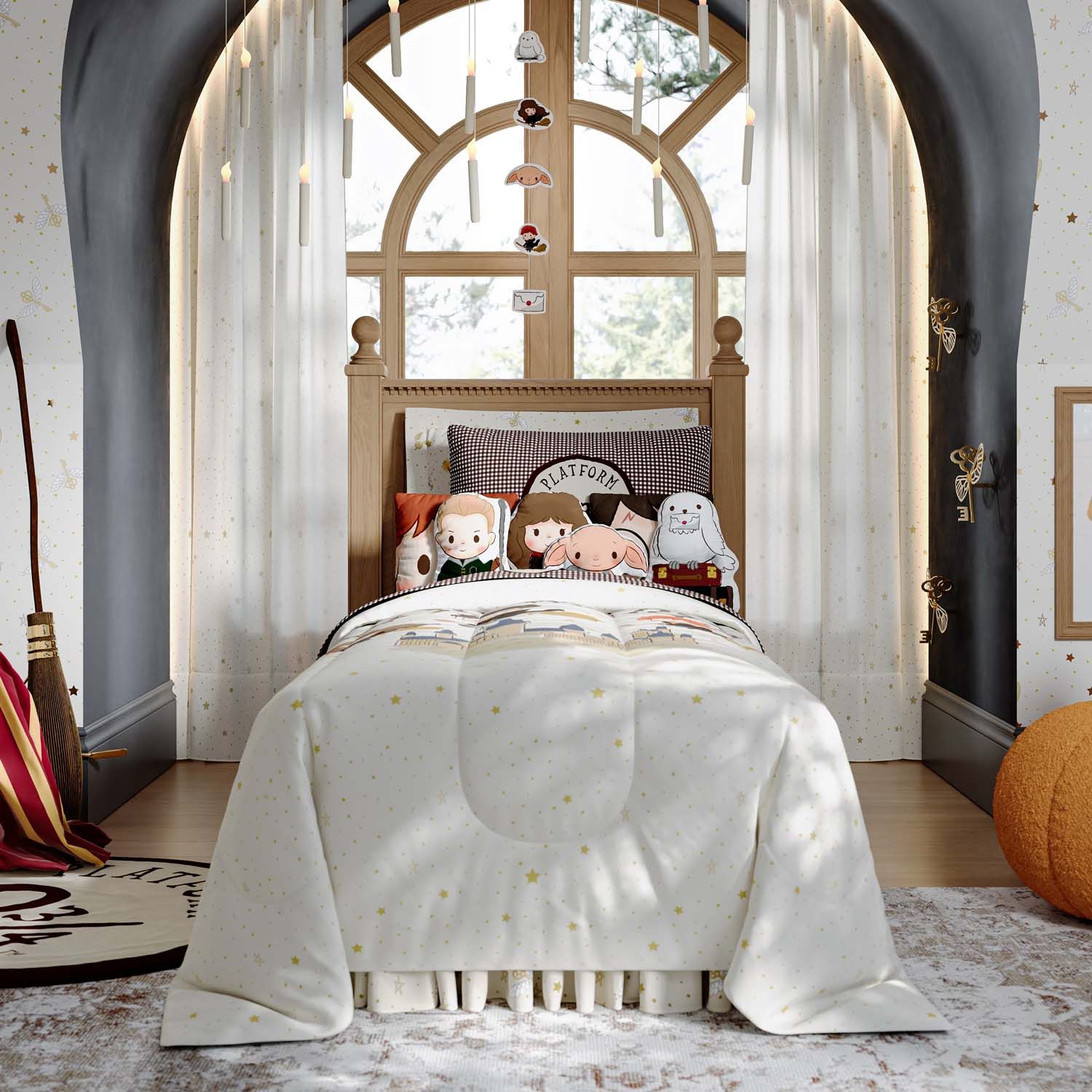 Manta Infantil Solteiro Harry Potter Corvinal 1,20M