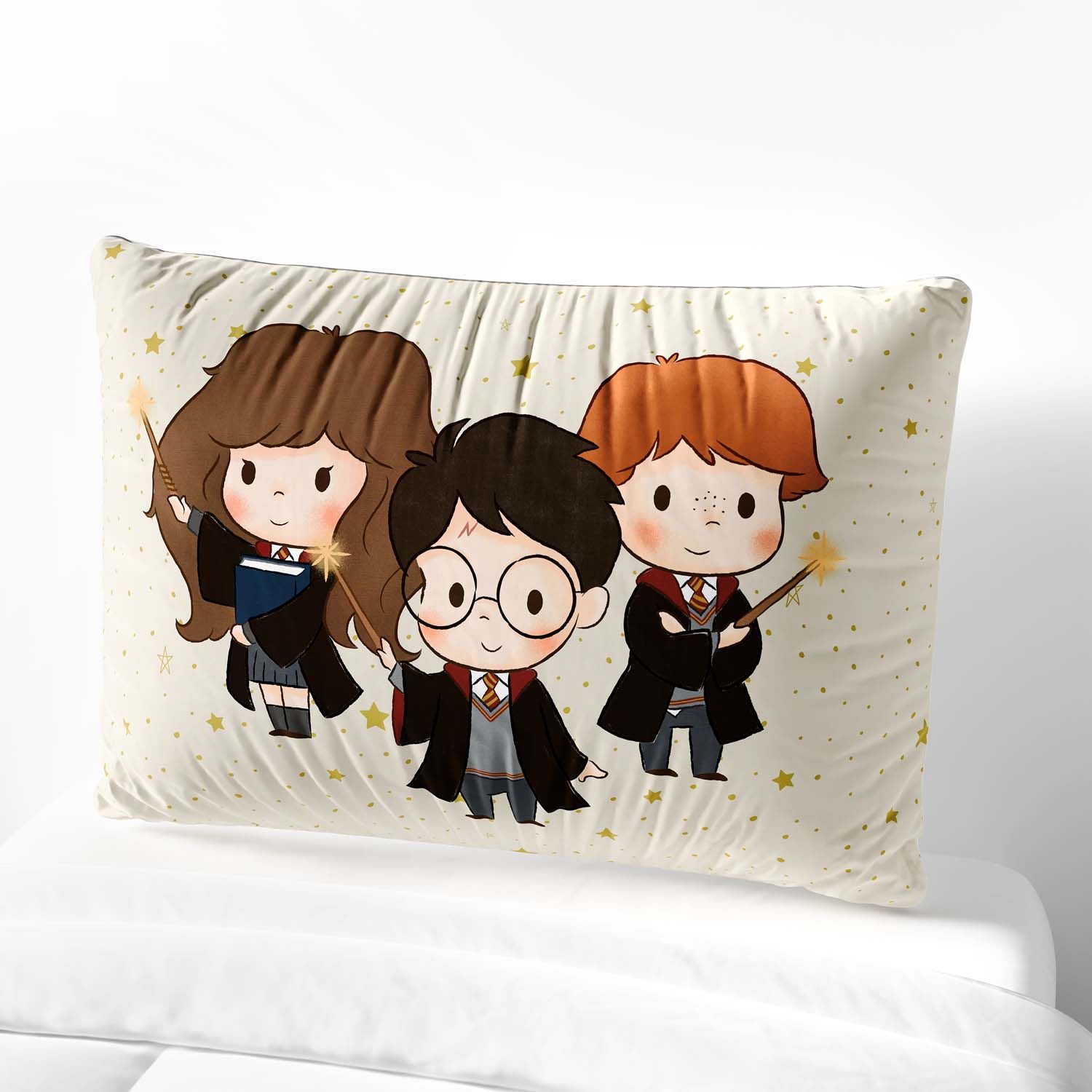 Fronha Infantil Harry Potter Hermione Granger e Ron Weasley