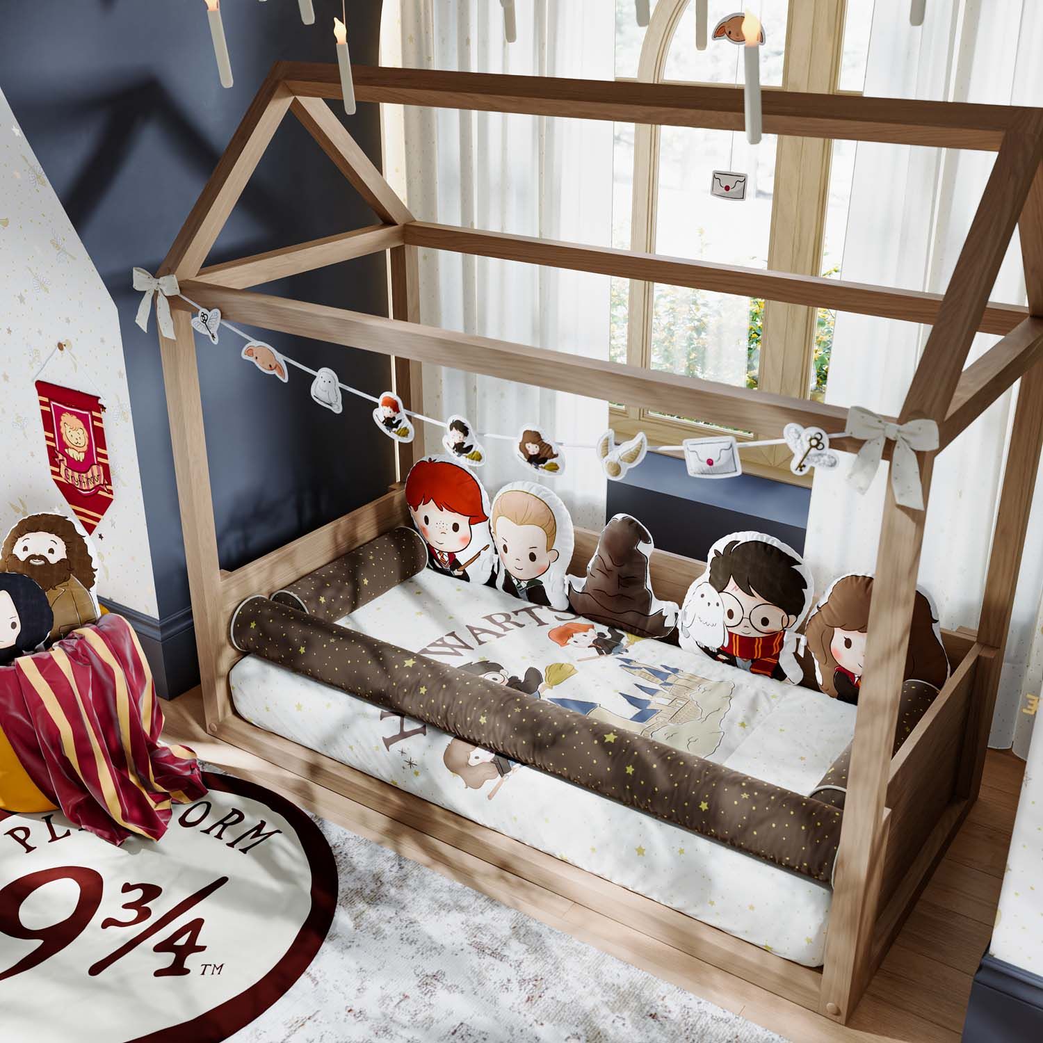 Varal Decorativo Harry Potter 2,20m